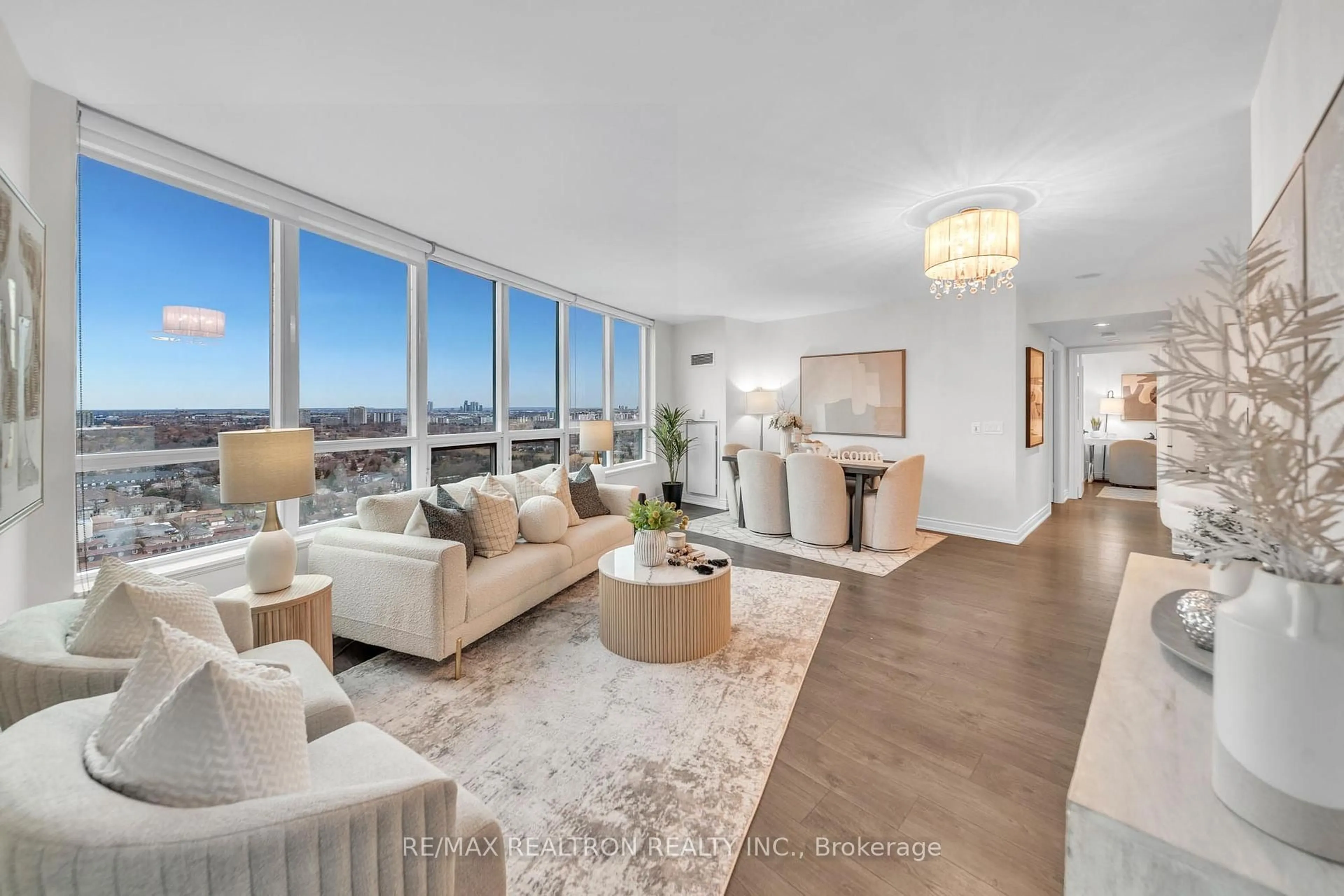 Living room with furniture, unknown for 15 Greenview Ave #2506, Toronto Ontario M2M 4M7