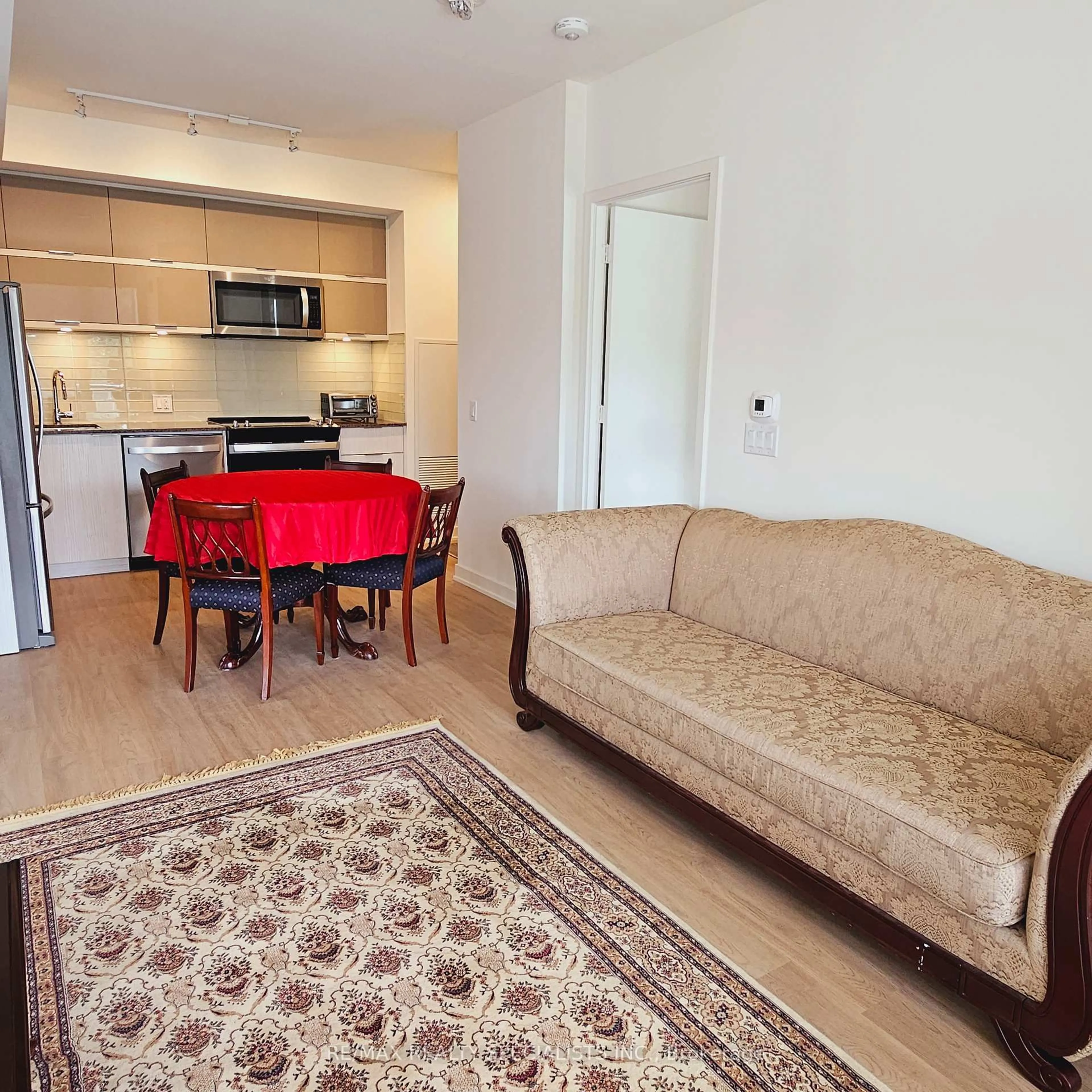 Living room with furniture, unknown for 10 DEERLICK Crt #410, Toronto Ontario M3A 0A7