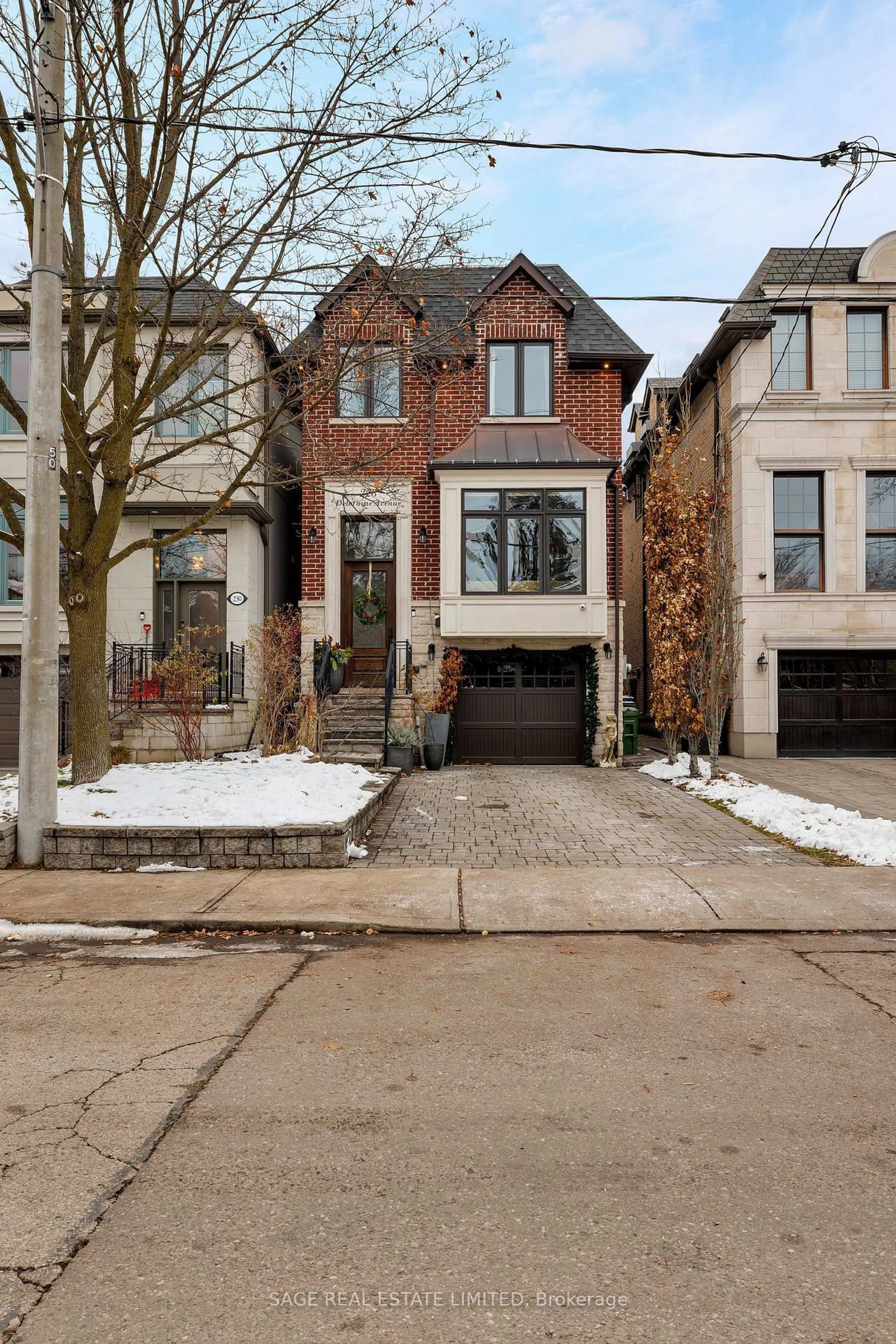 Home with brick exterior material, street for 228 Deloraine Ave, Toronto Ontario M5M 2B3