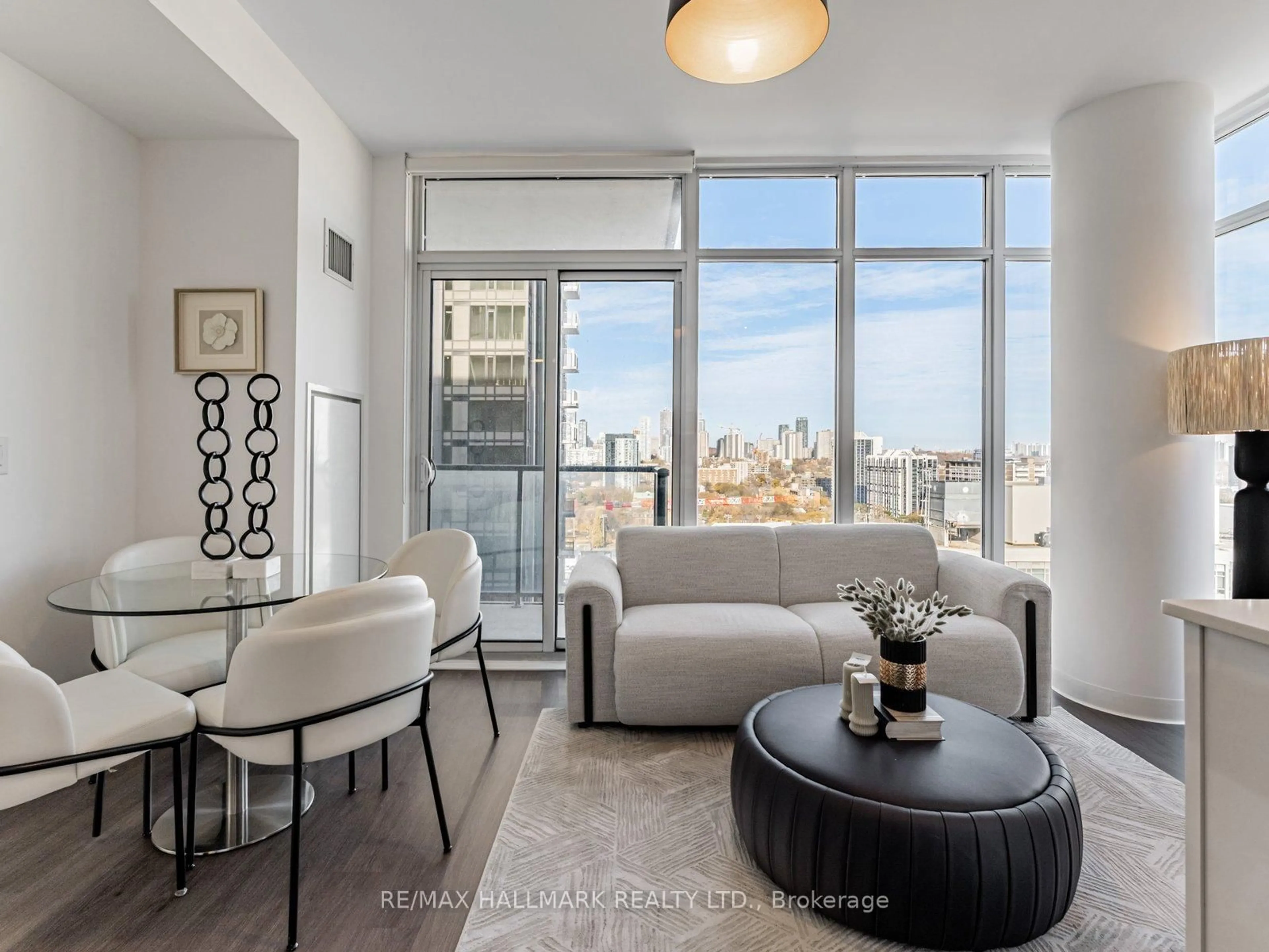 Living room with furniture, unknown for 105 George St #1704, Toronto Ontario M5A 0L4