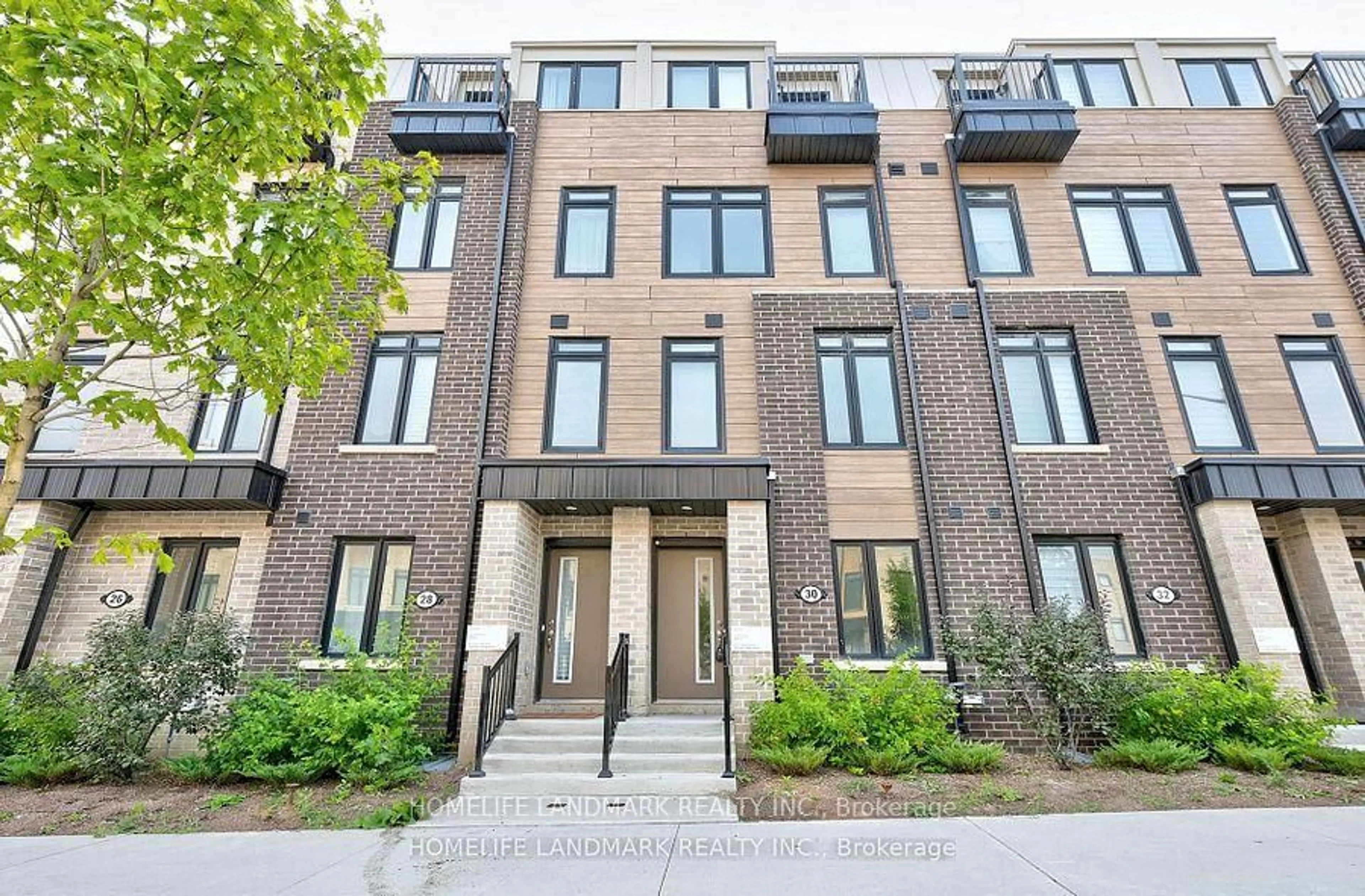 Home with brick exterior material, street for 30 Case Ootes Dr, Toronto Ontario M4A 1C5