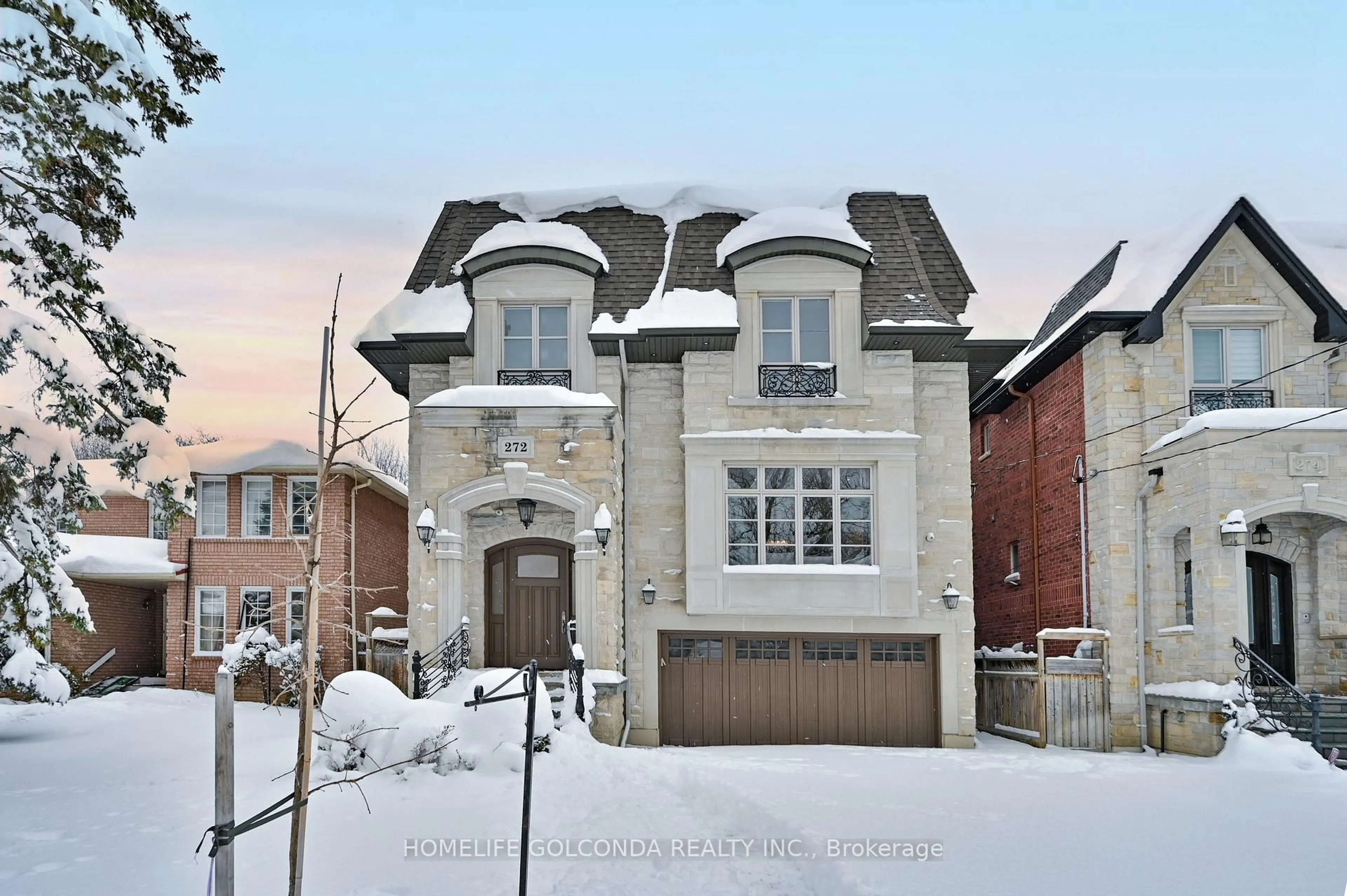 Home with brick exterior material, street for 272 Byng Ave, Toronto Ontario M2N 4L3