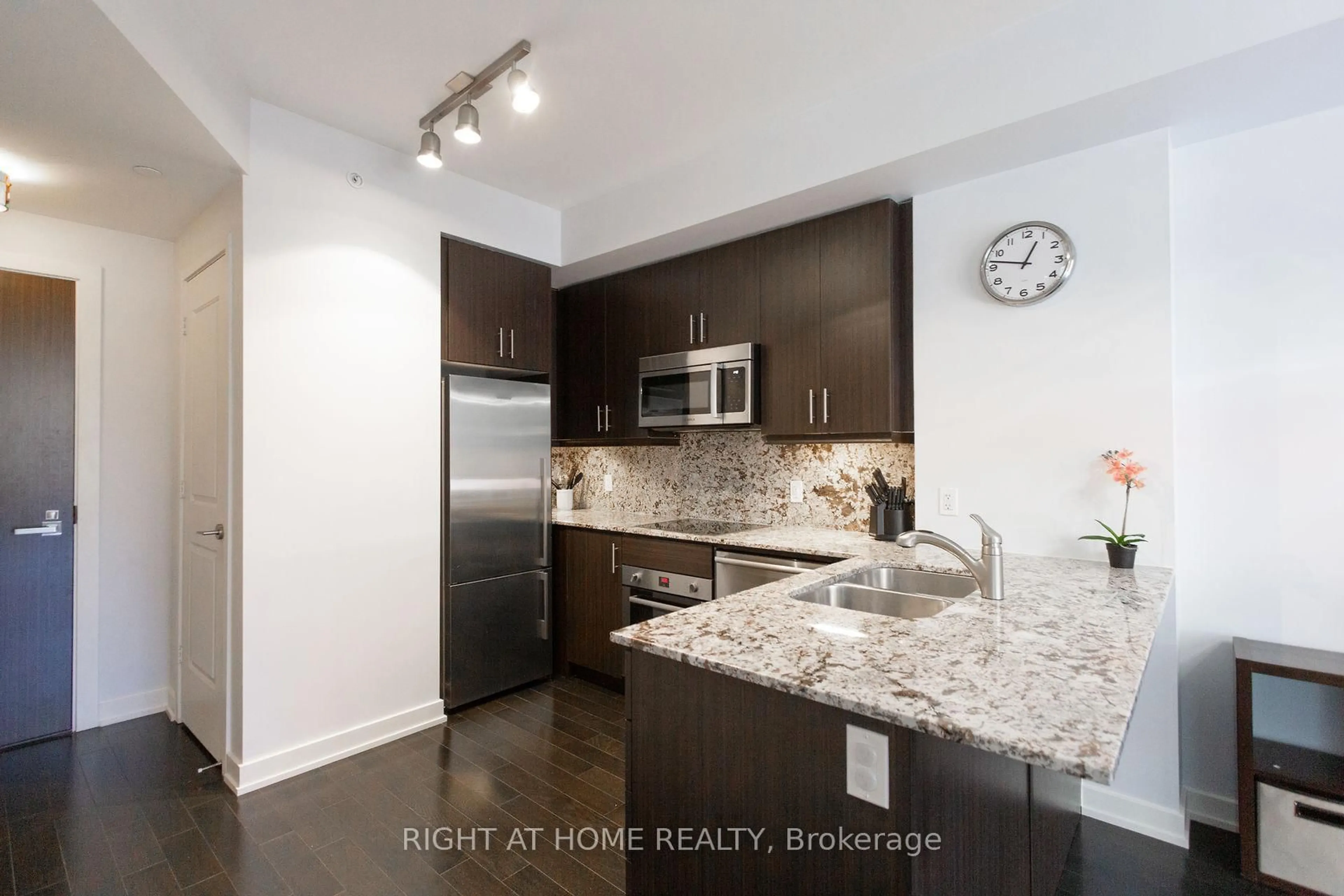 Open concept kitchen, unknown for 1 The Esplanade #301, Toronto Ontario M5E 0A8