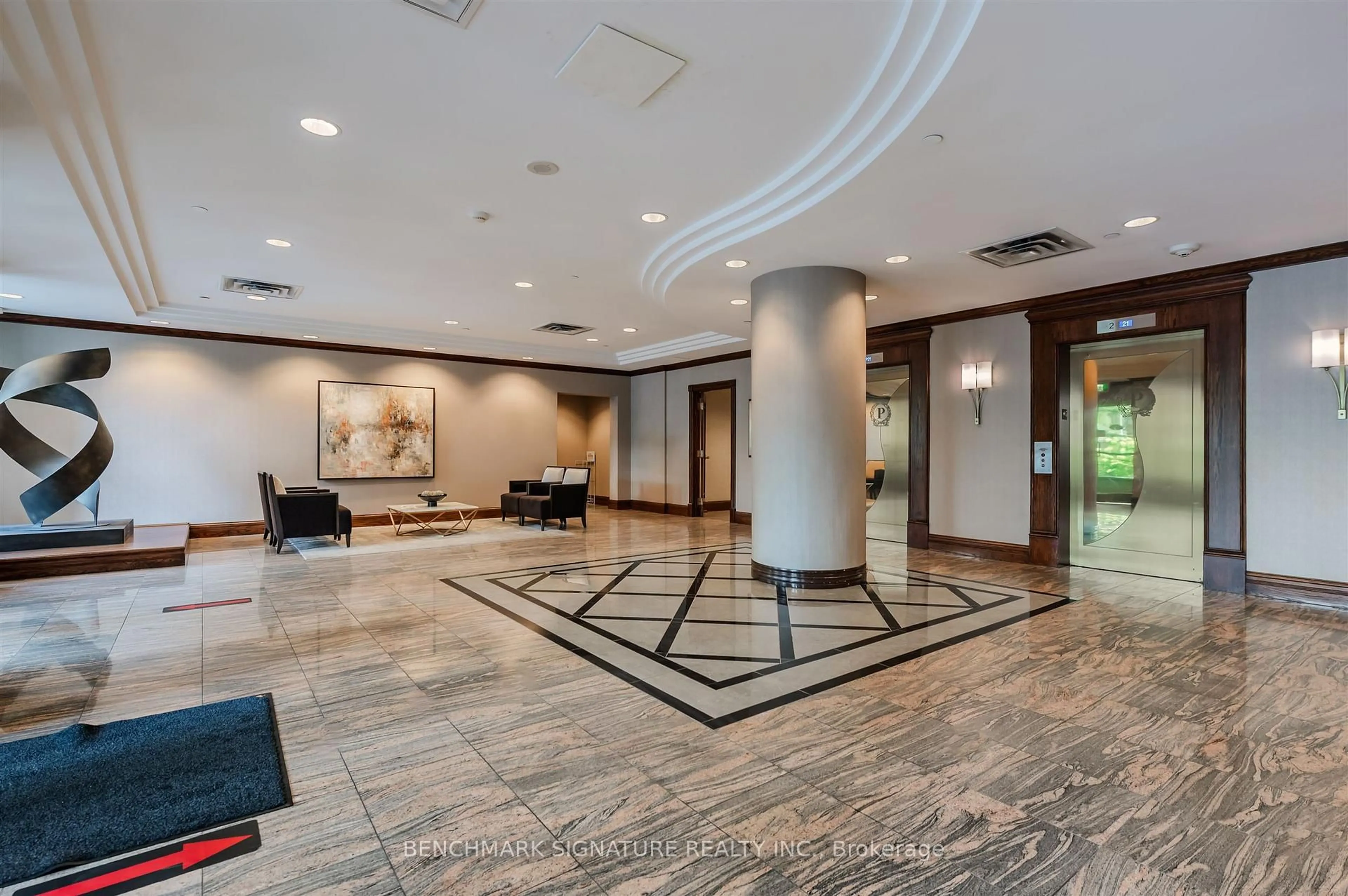 Lobby for 3 Pemberton Ave #608, Toronto Ontario M2M 4M1