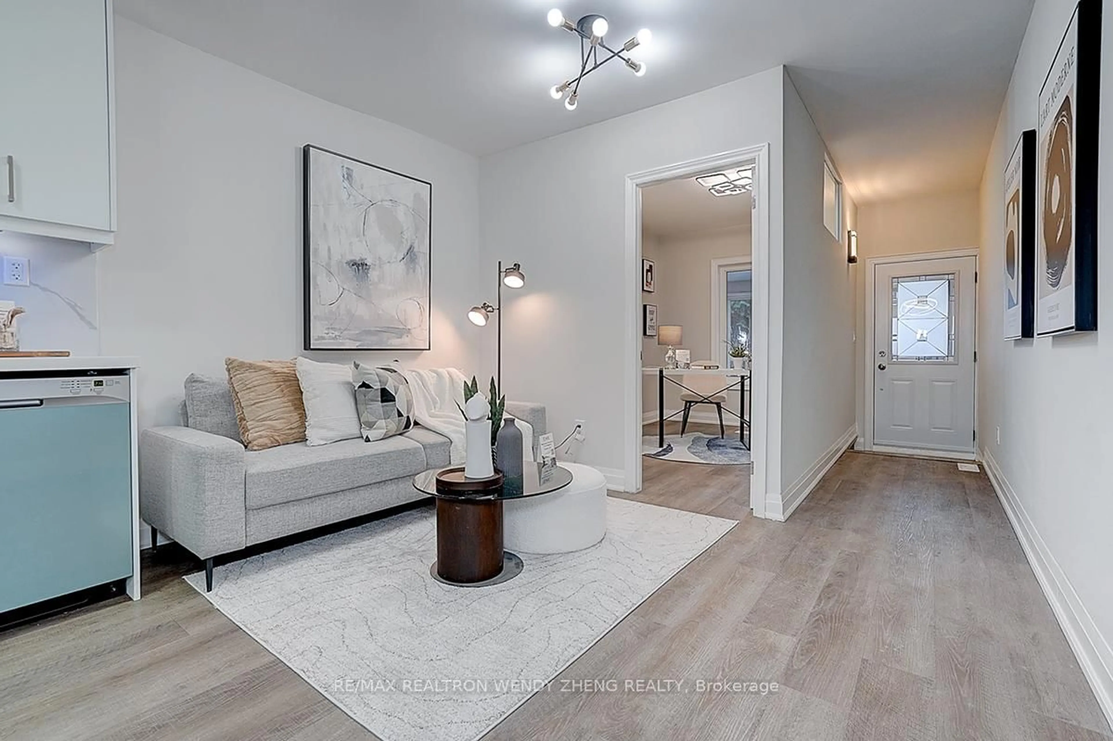 Living room with furniture, unknown for 55 Jersey Ave, Toronto Ontario M6G 3A4