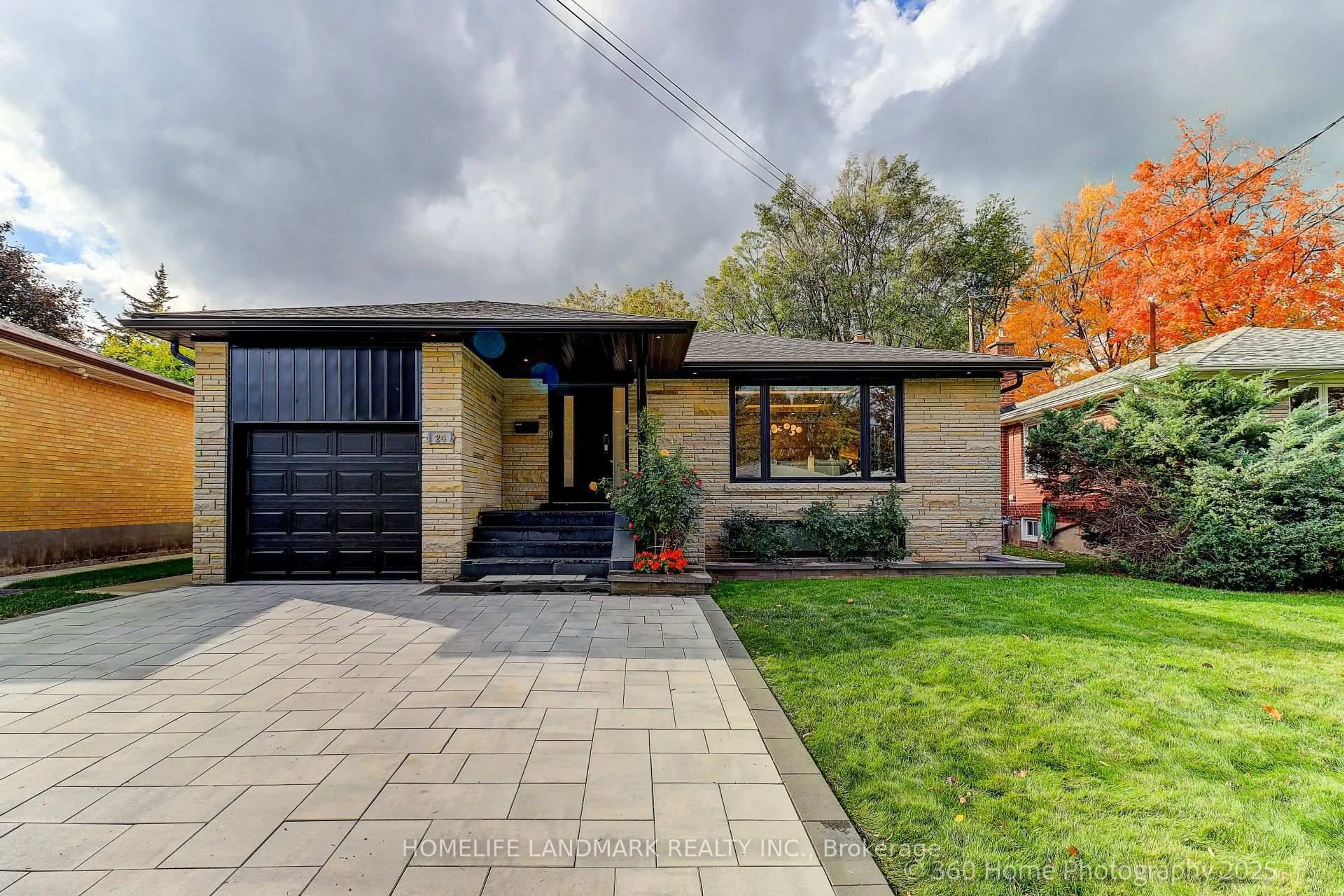 Home with brick exterior material, street for 24 Evanston Dr, Toronto Ontario M3H 5P1