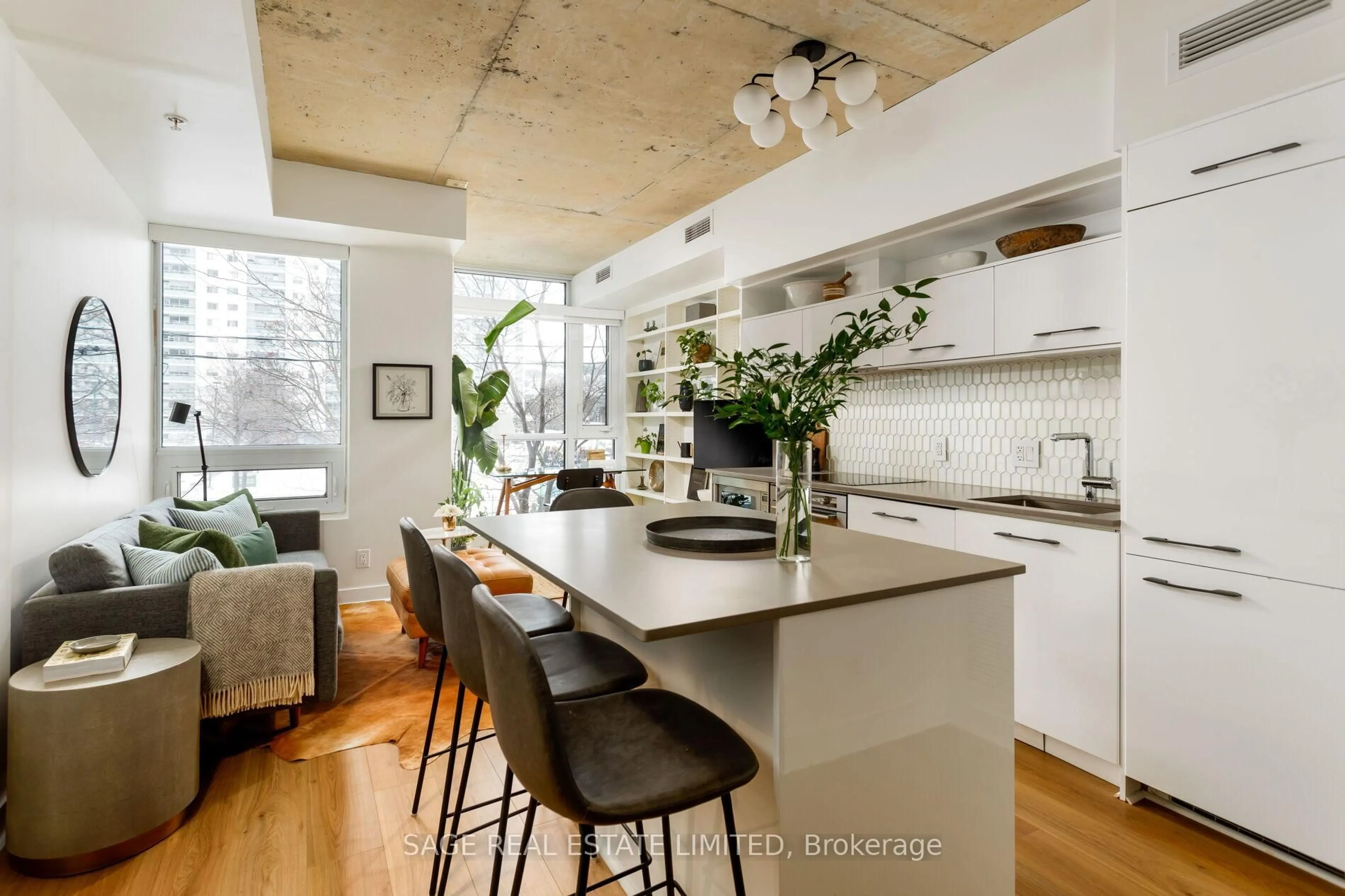 Open concept kitchen, unknown for 707 Dovercourt Rd #206, Toronto Ontario M6H 0B5