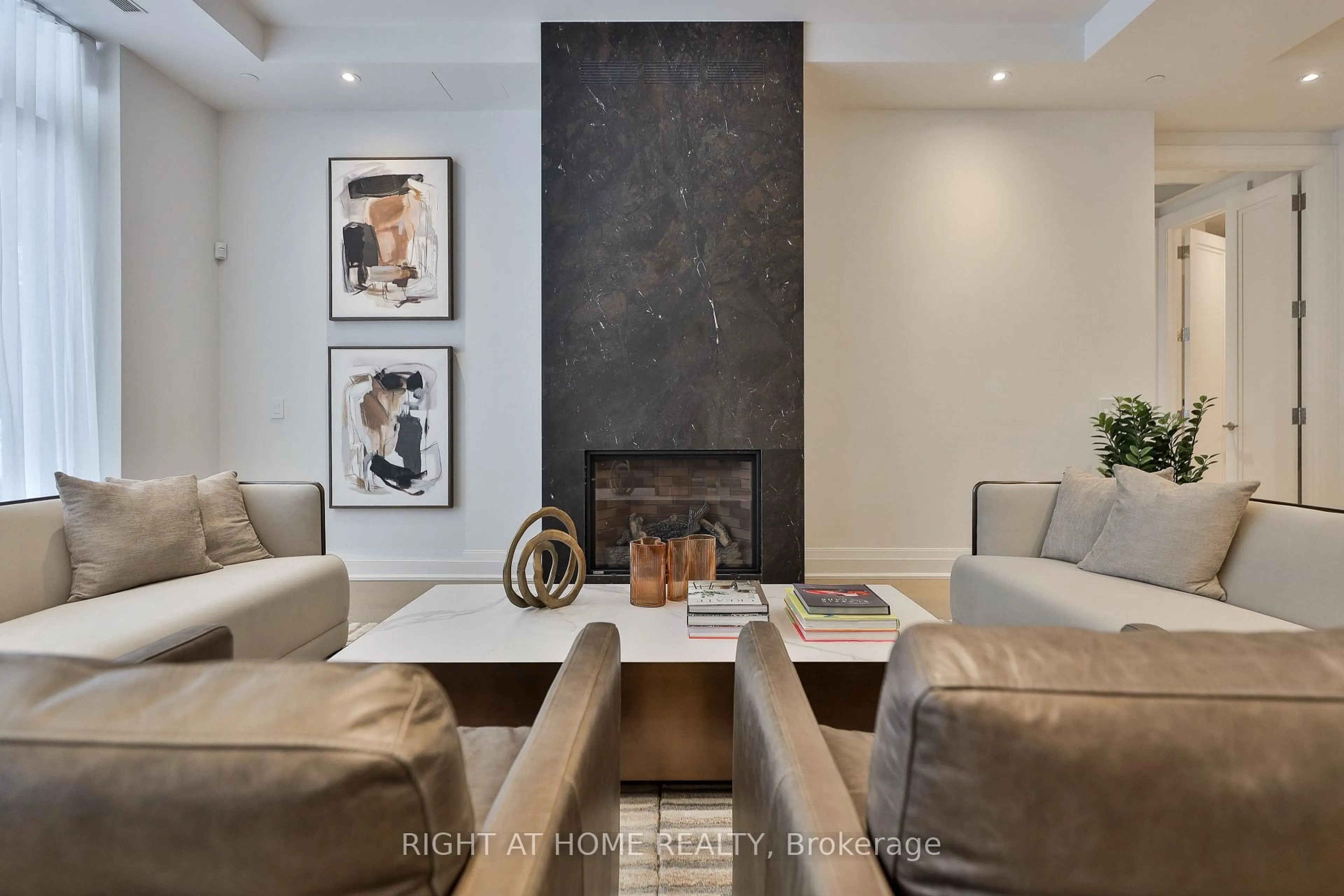 Living room with furniture, unknown for 10 Prince Arthur Ave #Garden Home 1, Toronto Ontario M5R 1A9