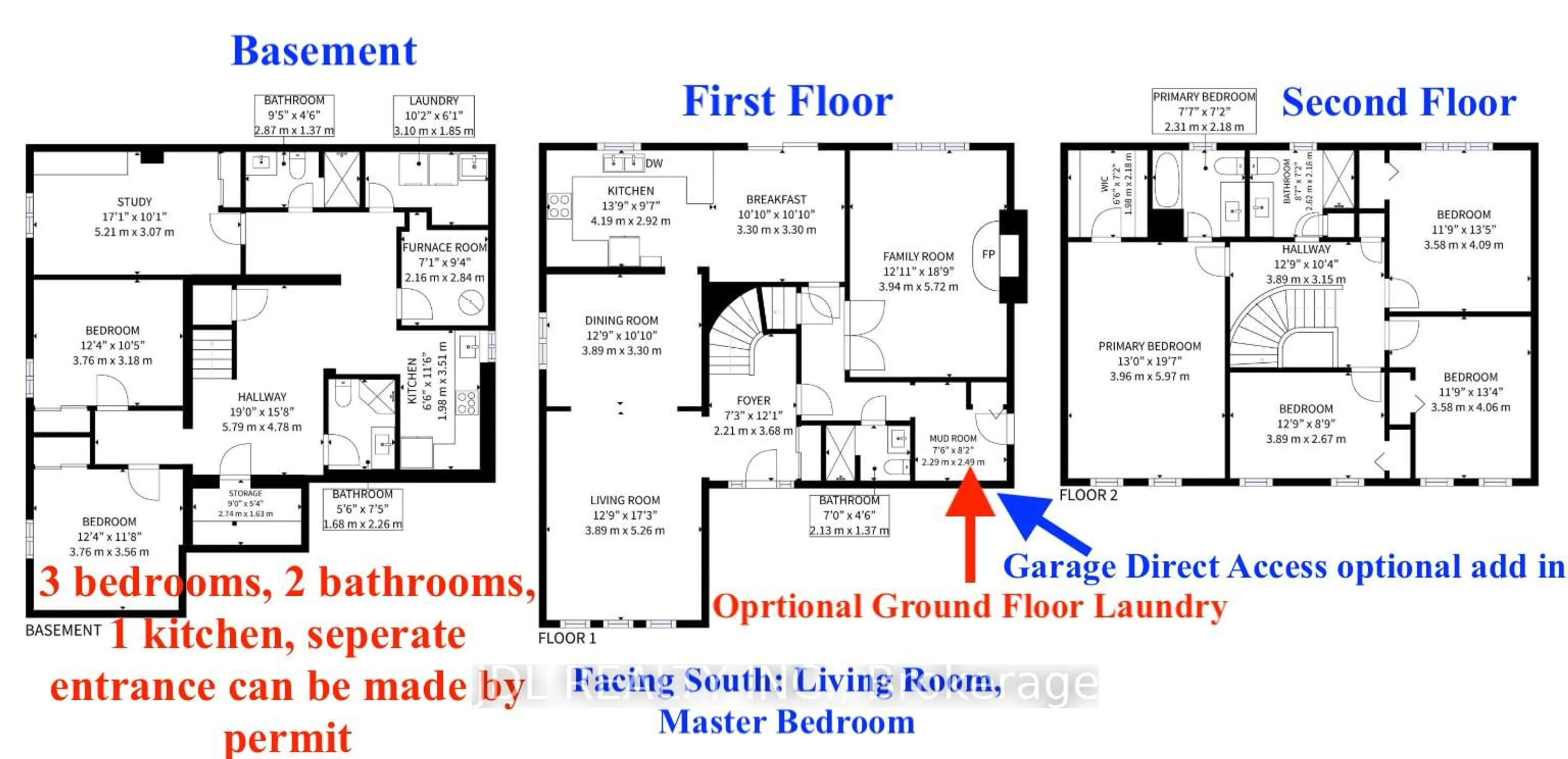 Floor plan for 16 Clayland Dr, Toronto Ontario M3A 2A4