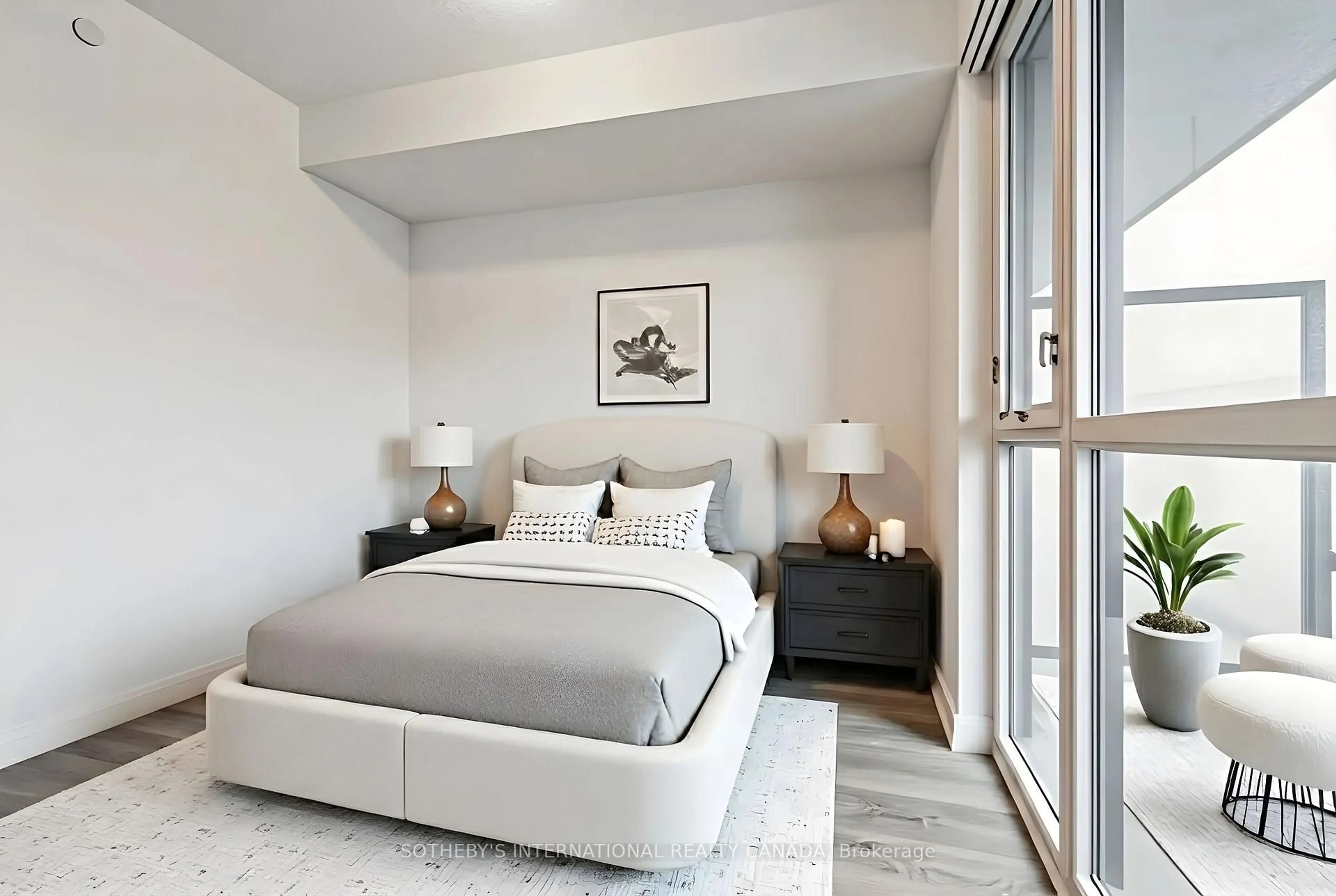 Bedroom with bed, unknown for 87 Peter St #4308, Toronto Ontario M5V 0P1