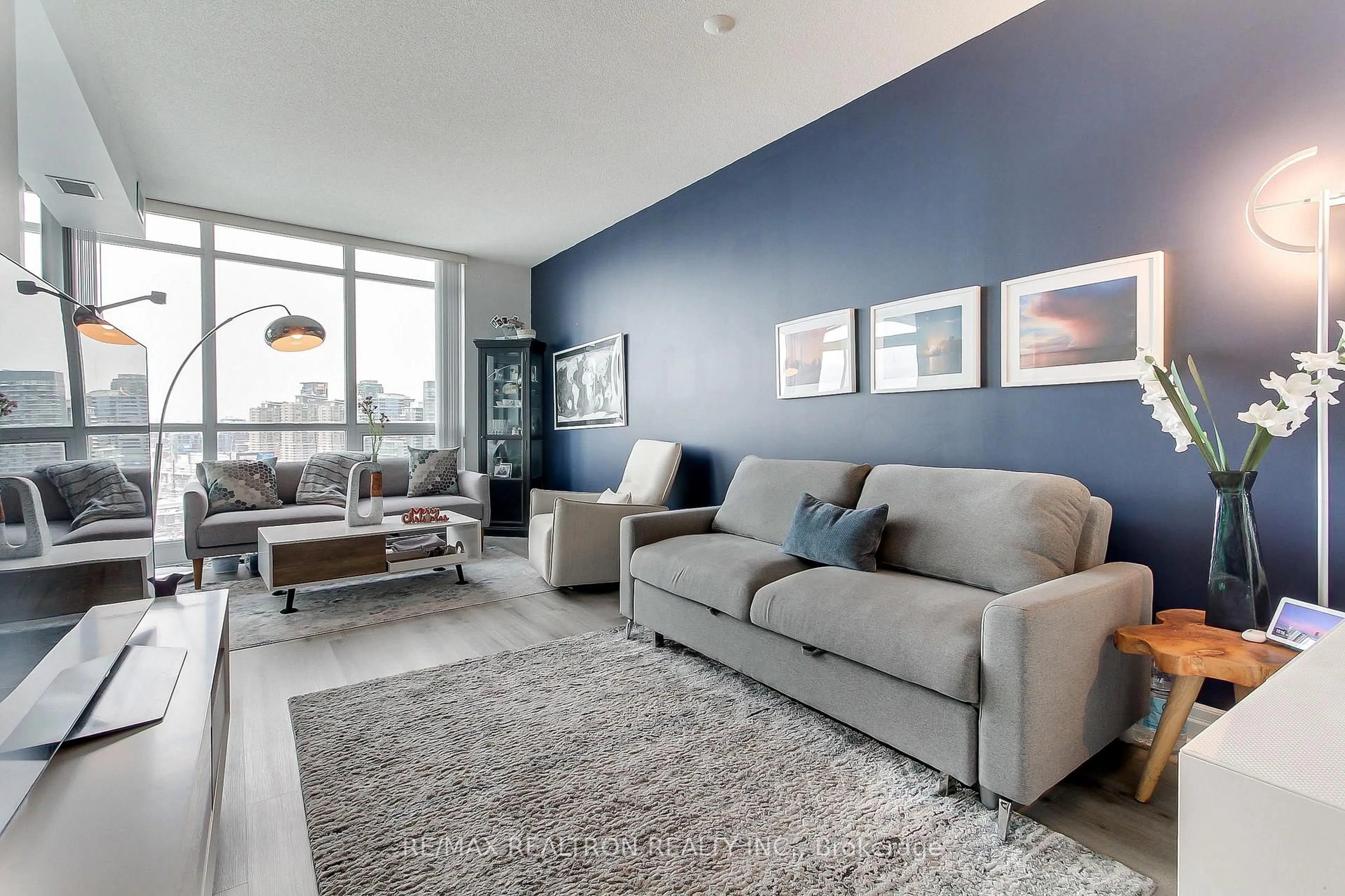 Living room with furniture, unknown for 219 Fort York Blvd #2011, Toronto Ontario M5V 1B1