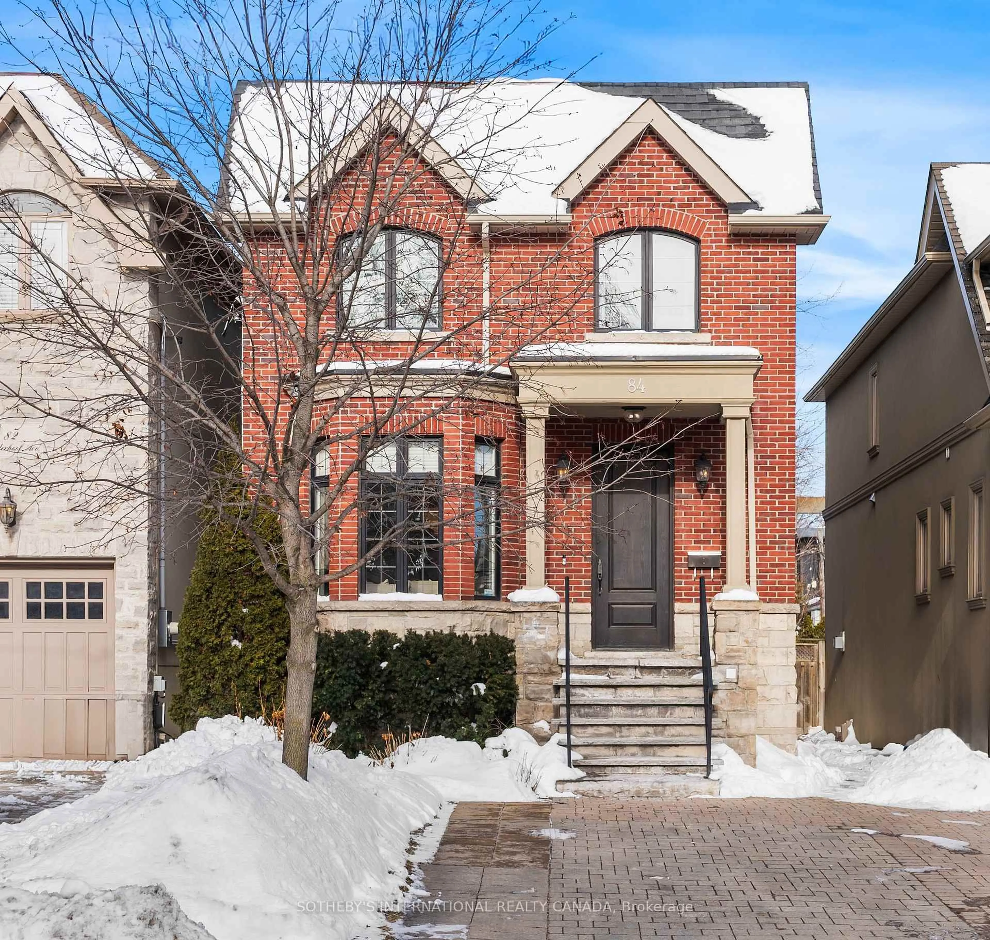 Home with brick exterior material, street for 84 Vanderhoof Ave, Toronto Ontario M4G 2H4