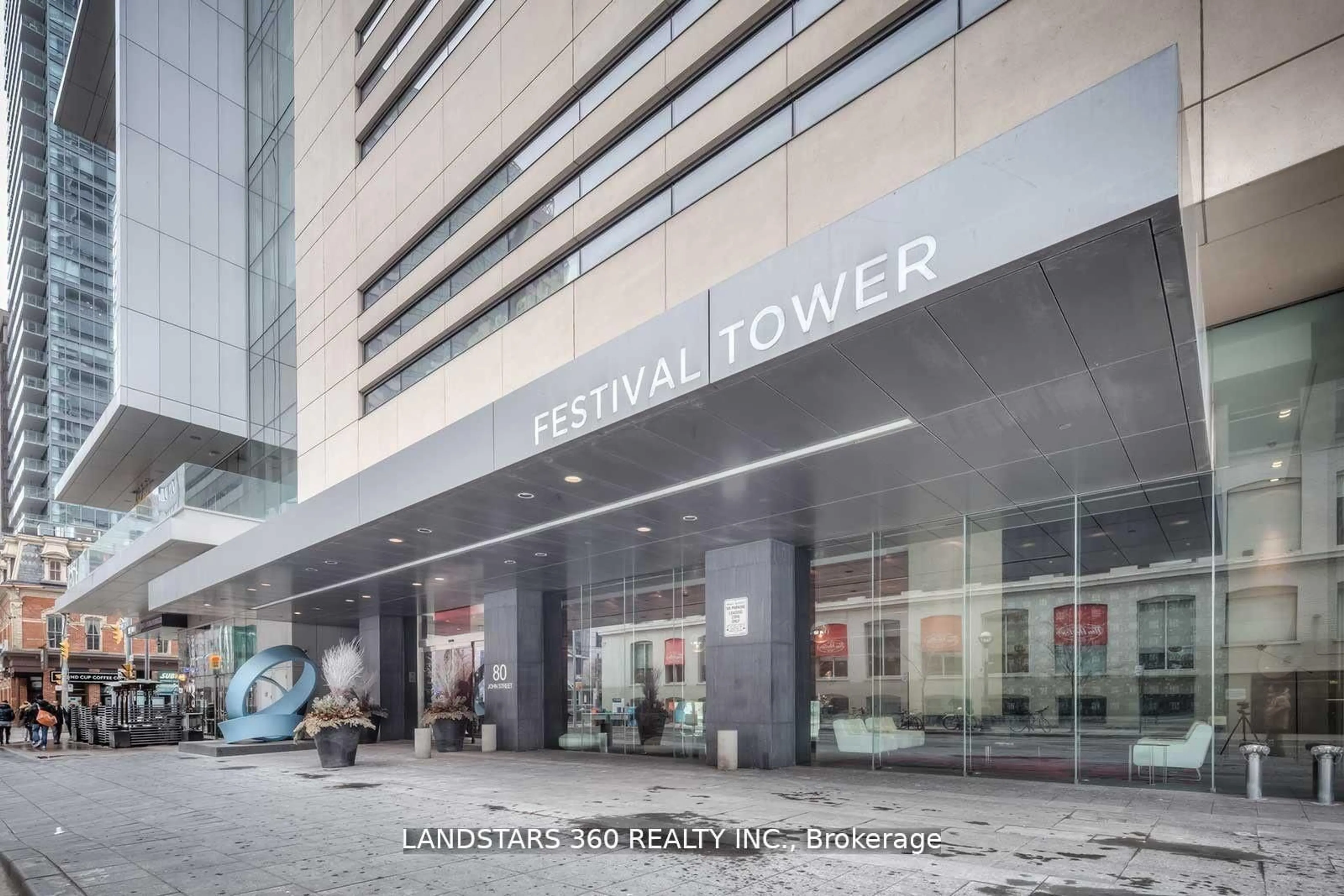 Indoor foyer for 80 John St #2505, Toronto Ontario M5V 3X4