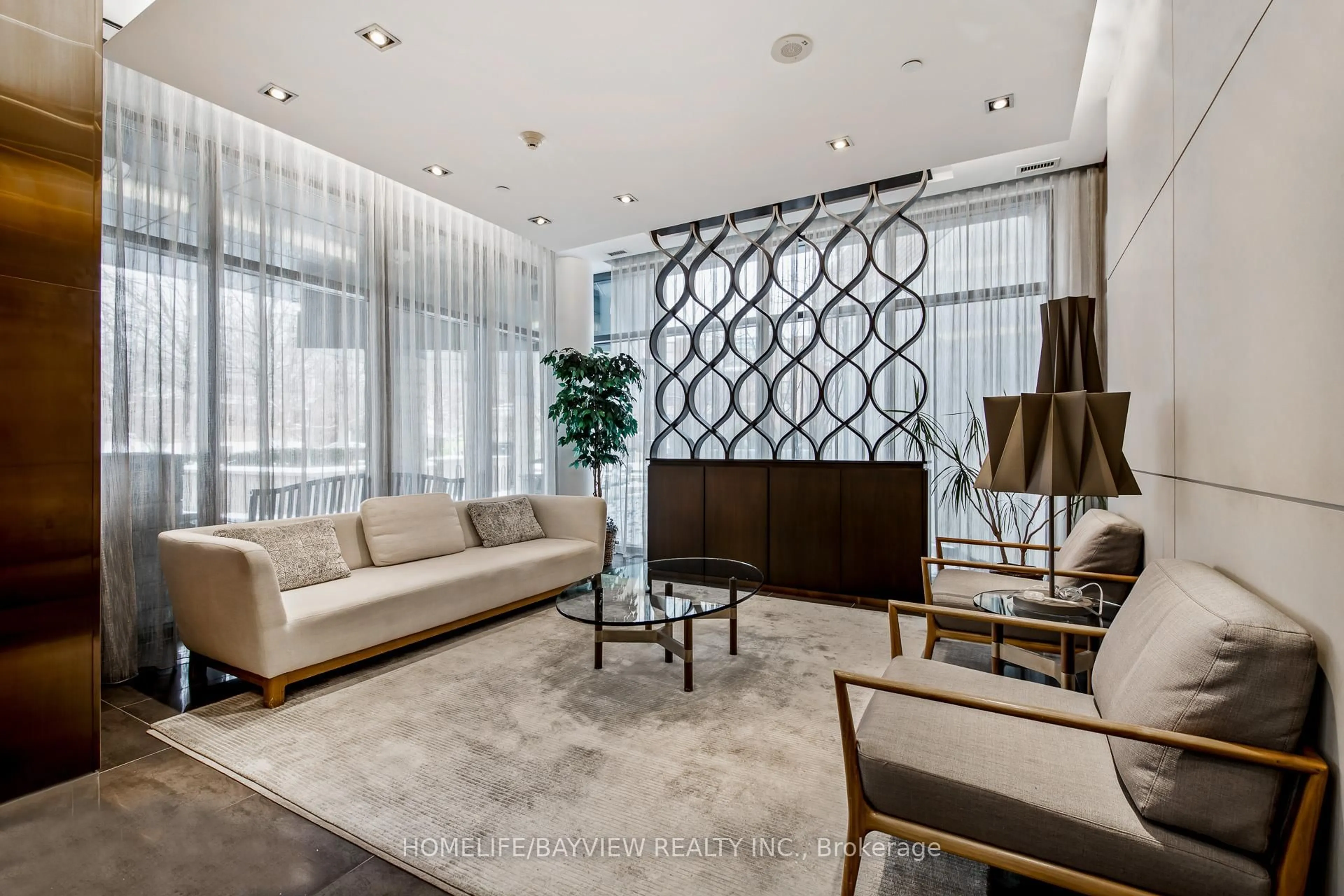 Living room with furniture, unknown for 85 The Donway #708, Toronto Ontario M3C 0L9