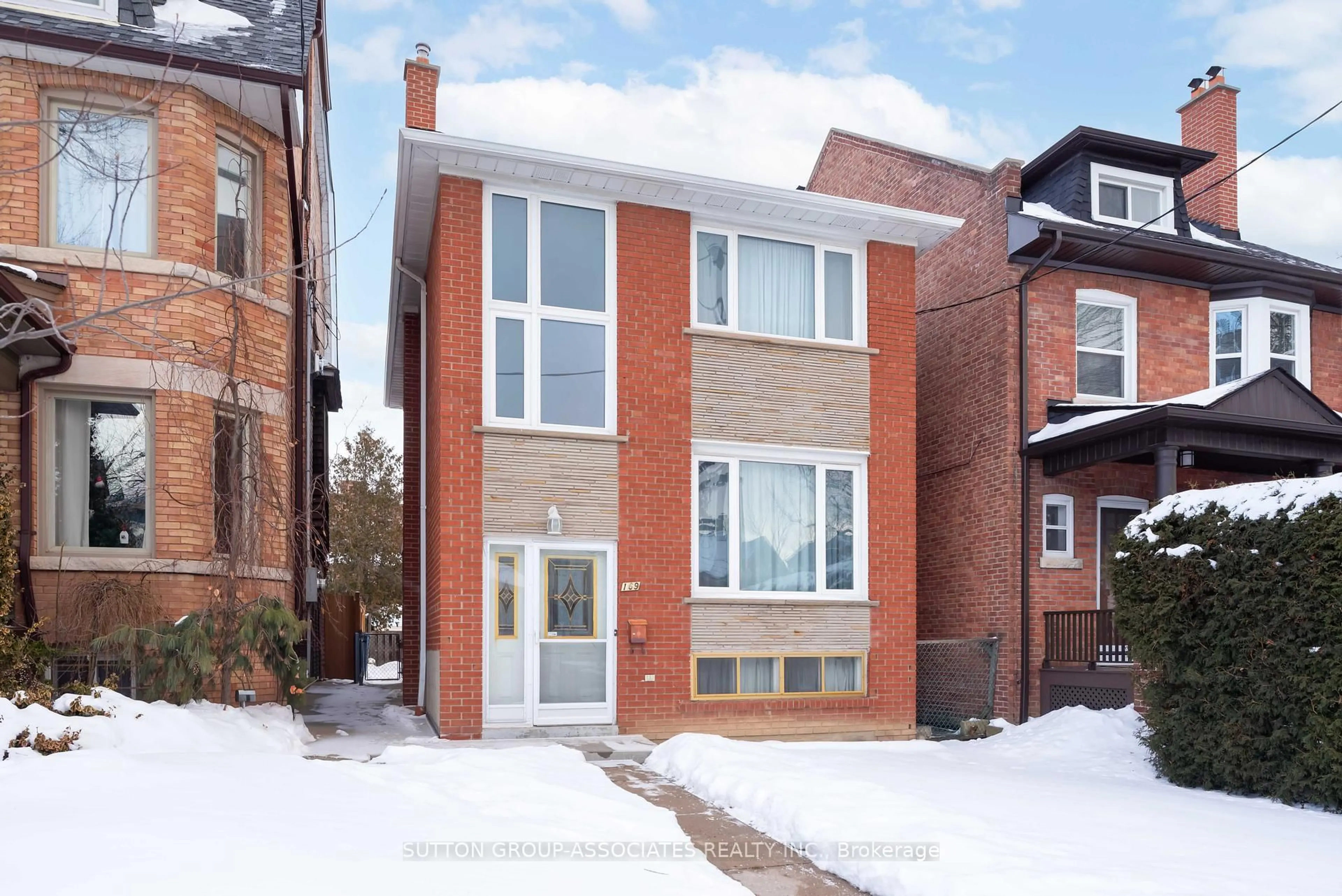 Home with brick exterior material, street for 169 Wychwood Ave, Toronto Ontario M6C 2T4