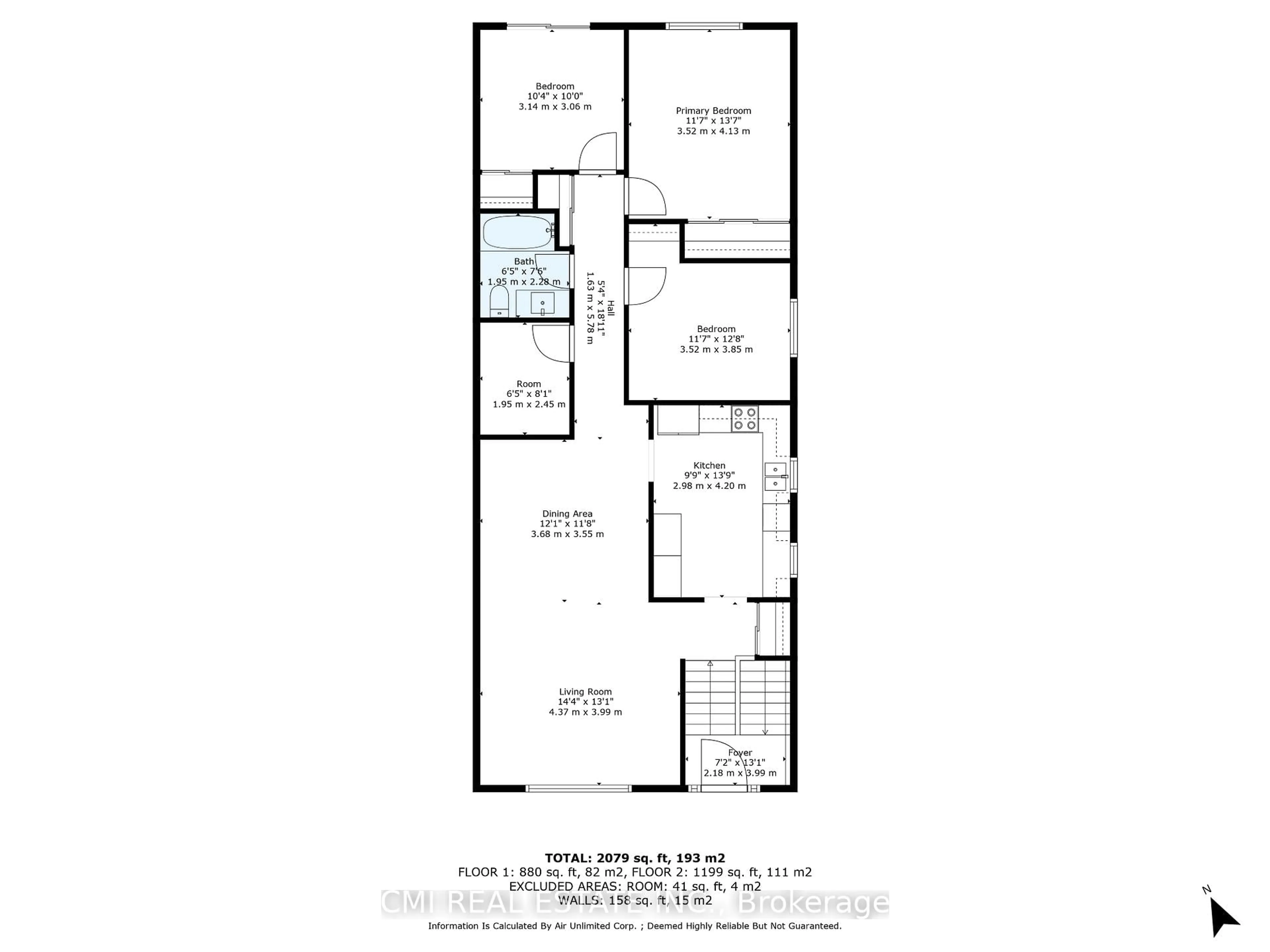 Floor plan for 50 Apache Tr, Toronto Ontario M2H 2H7