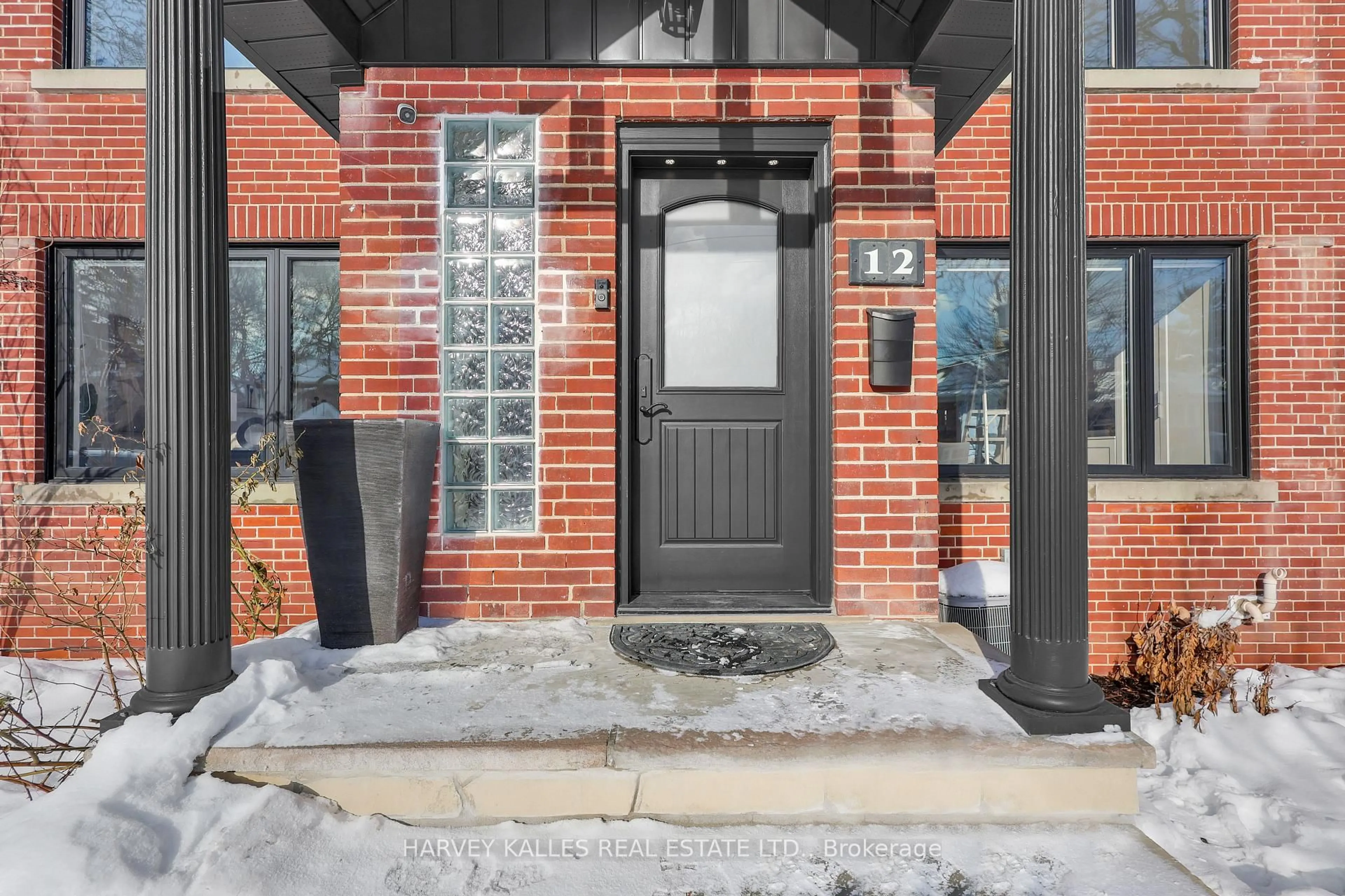 Home with brick exterior material, street for 12 Armour Blvd, Toronto Ontario M5M 3C1