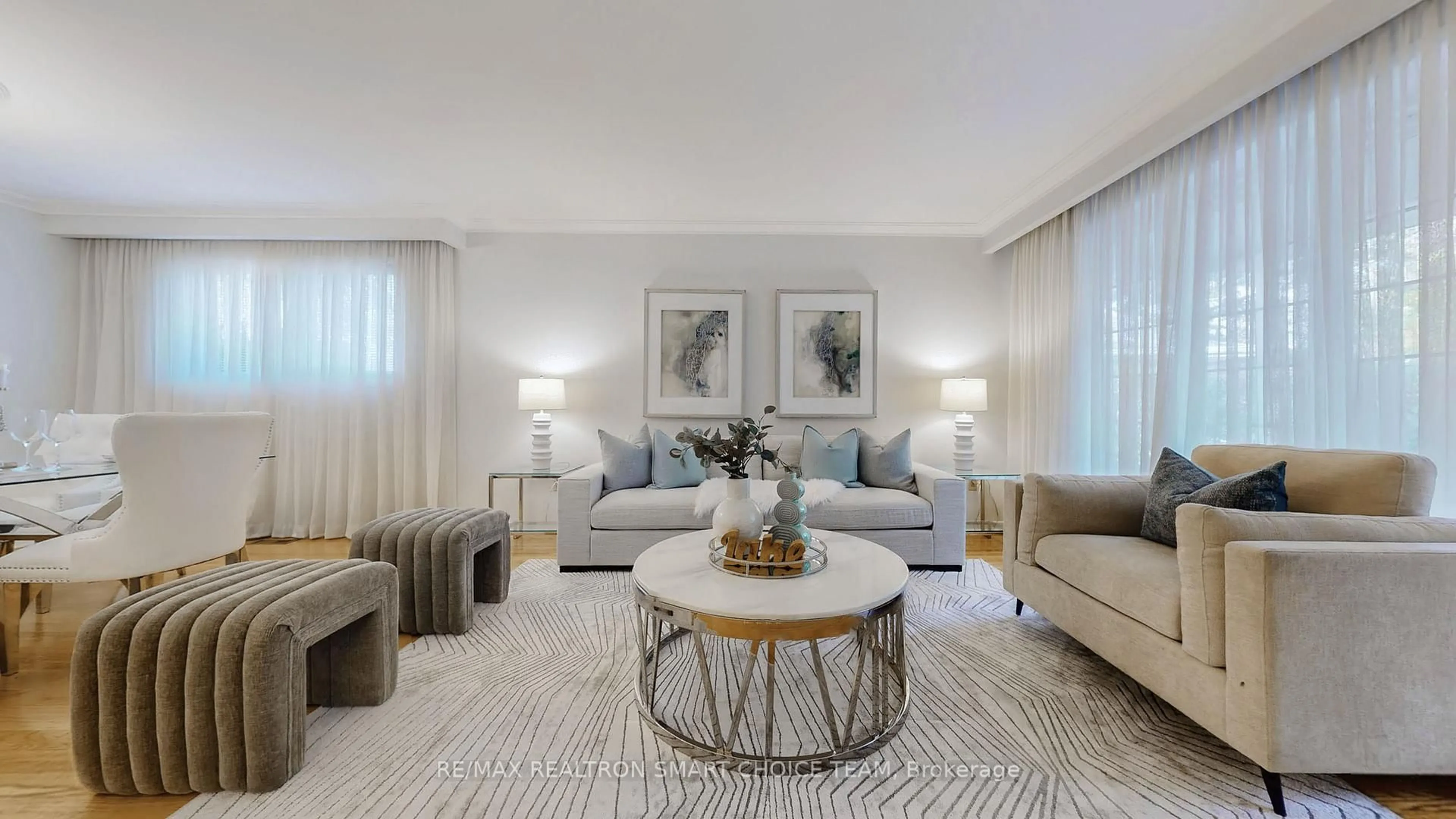 Living room with furniture, unknown for 18 Brenham Cres, Toronto Ontario M2M 2L1