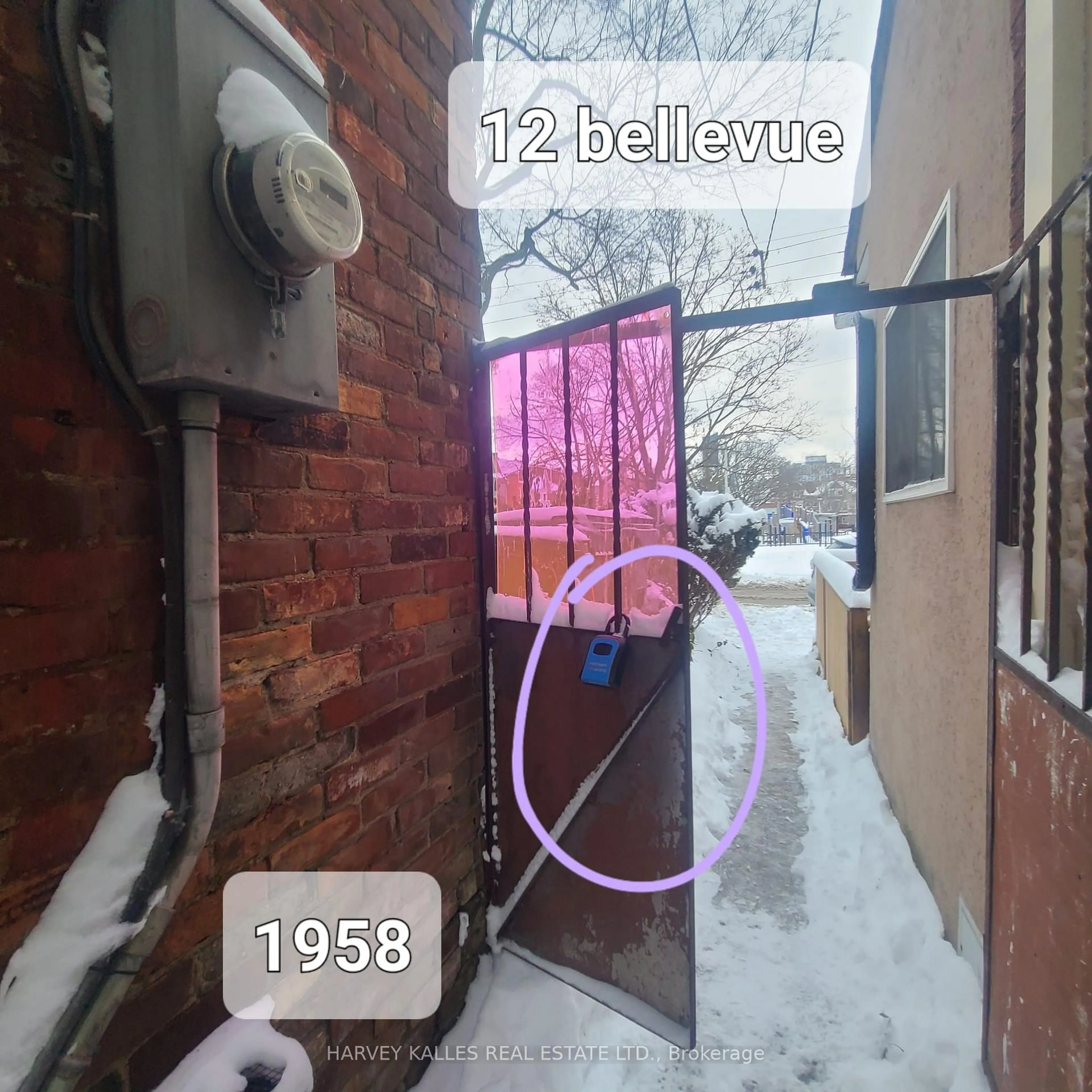 A pic from outside/outdoor area/front of a property/back of a property/a pic from drone, street for 12 Bellevue Ave, Toronto Ontario M5T 2N4