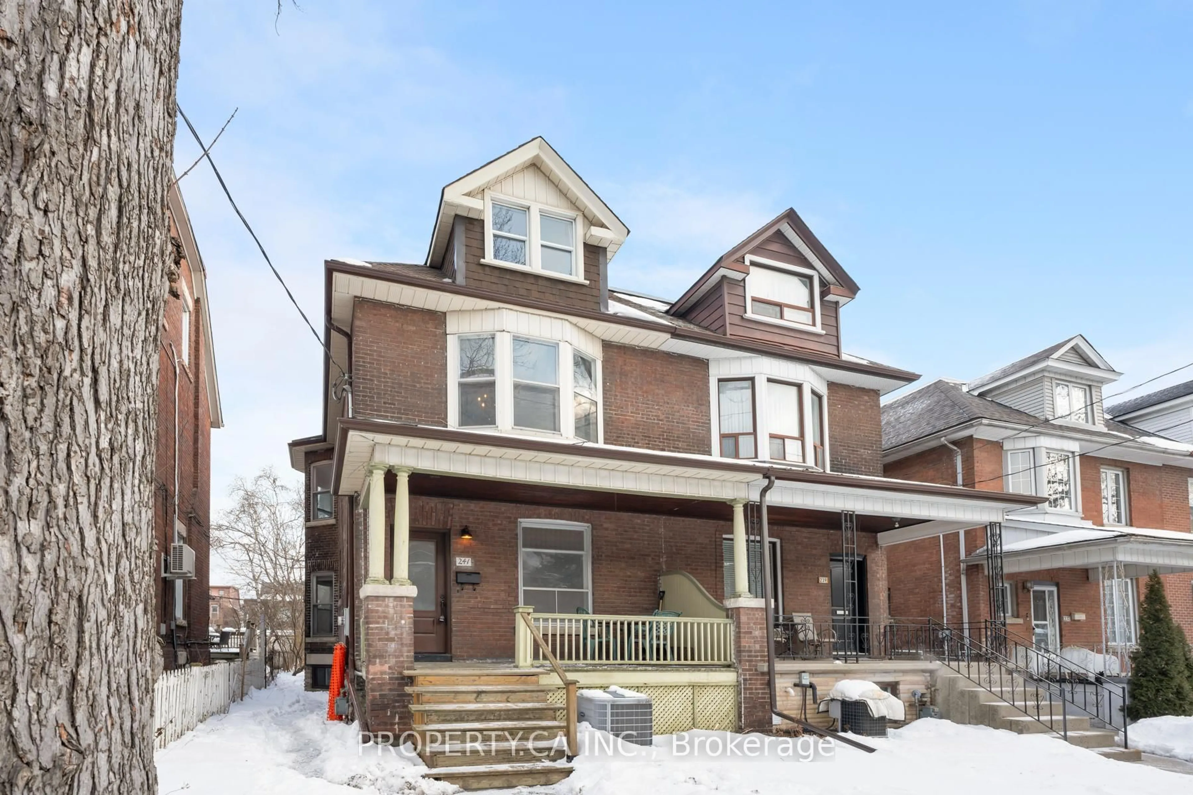Home with brick exterior material, street for 241 St Clarens Ave, Toronto Ontario M6H 3W2