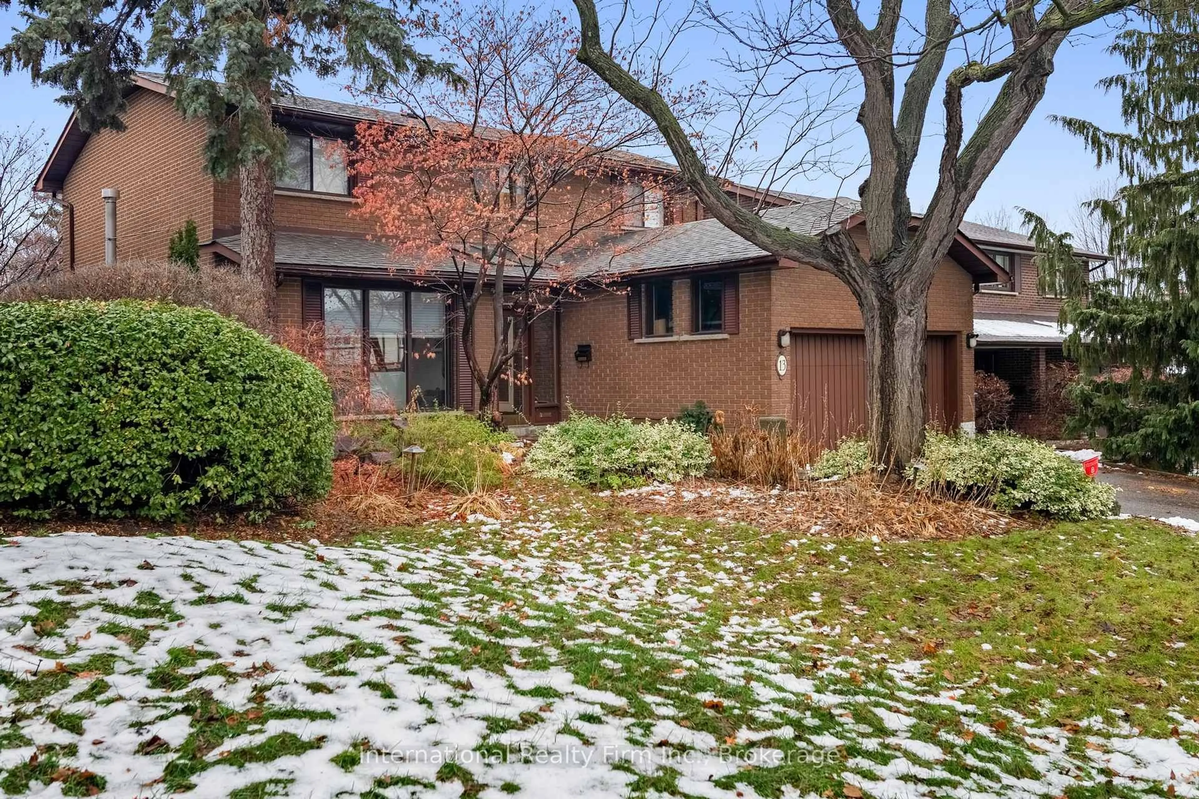 Home with brick exterior material, street for 13 Mistflower Rd, Toronto Ontario M2H 3G8