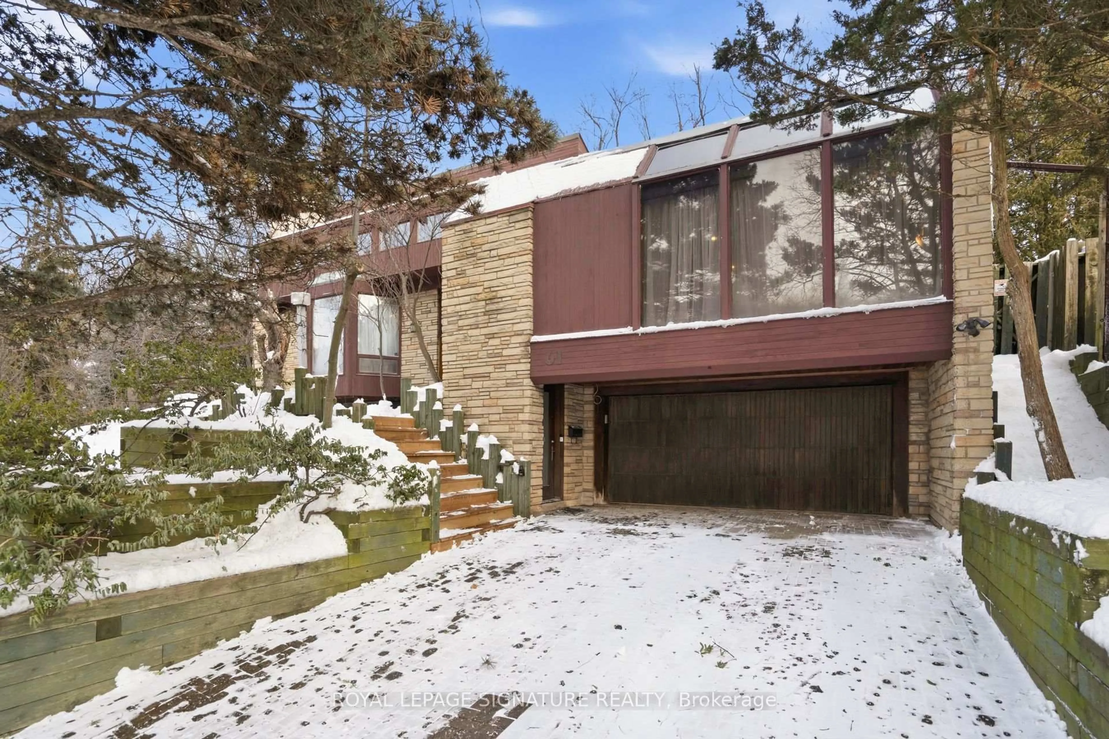 Home with brick exterior material, street for 61 Valentine Dr, Toronto Ontario M3A 3J7