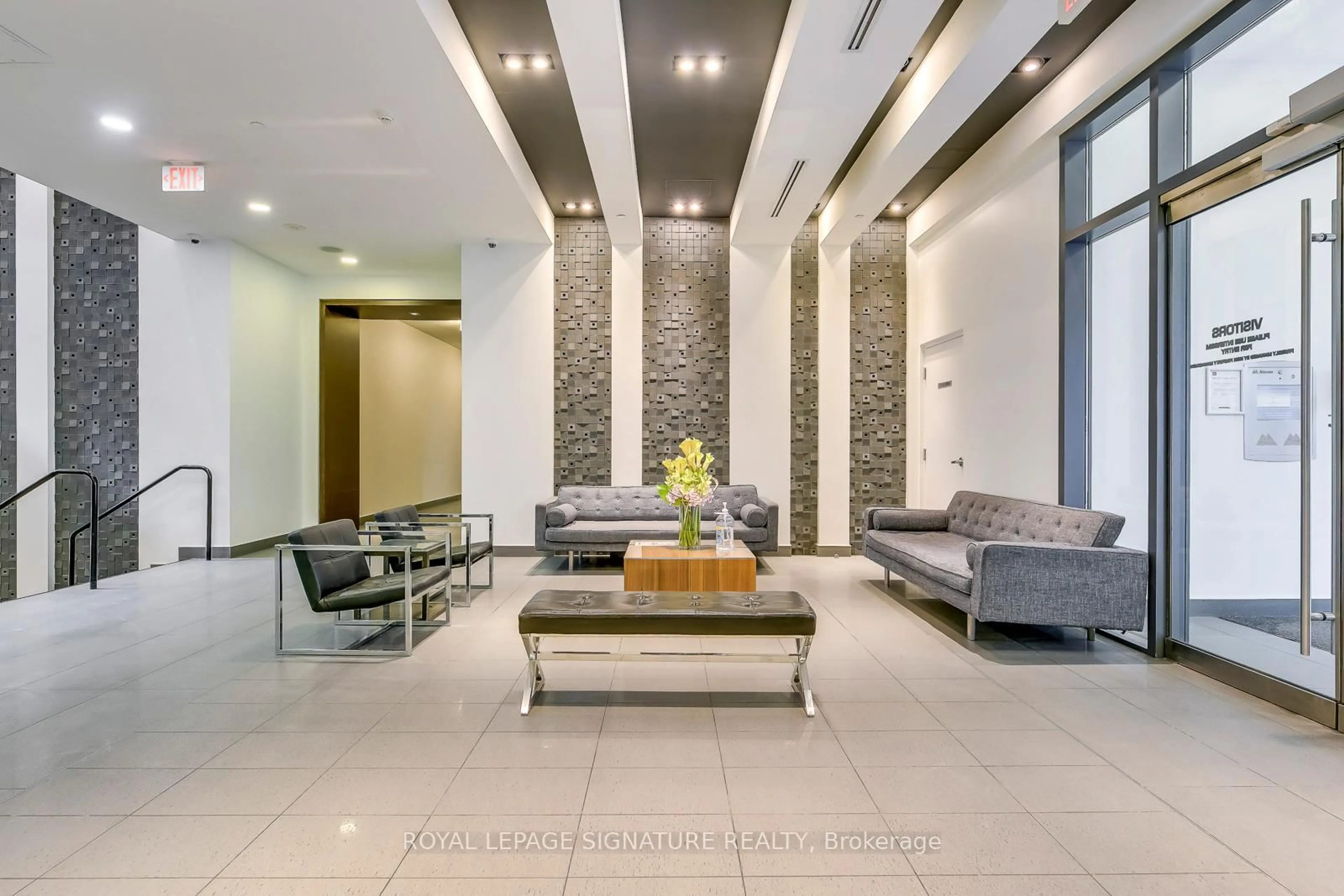 Lobby for 20 Bruyeres Mews #1901, Toronto Ontario M5V 0G8