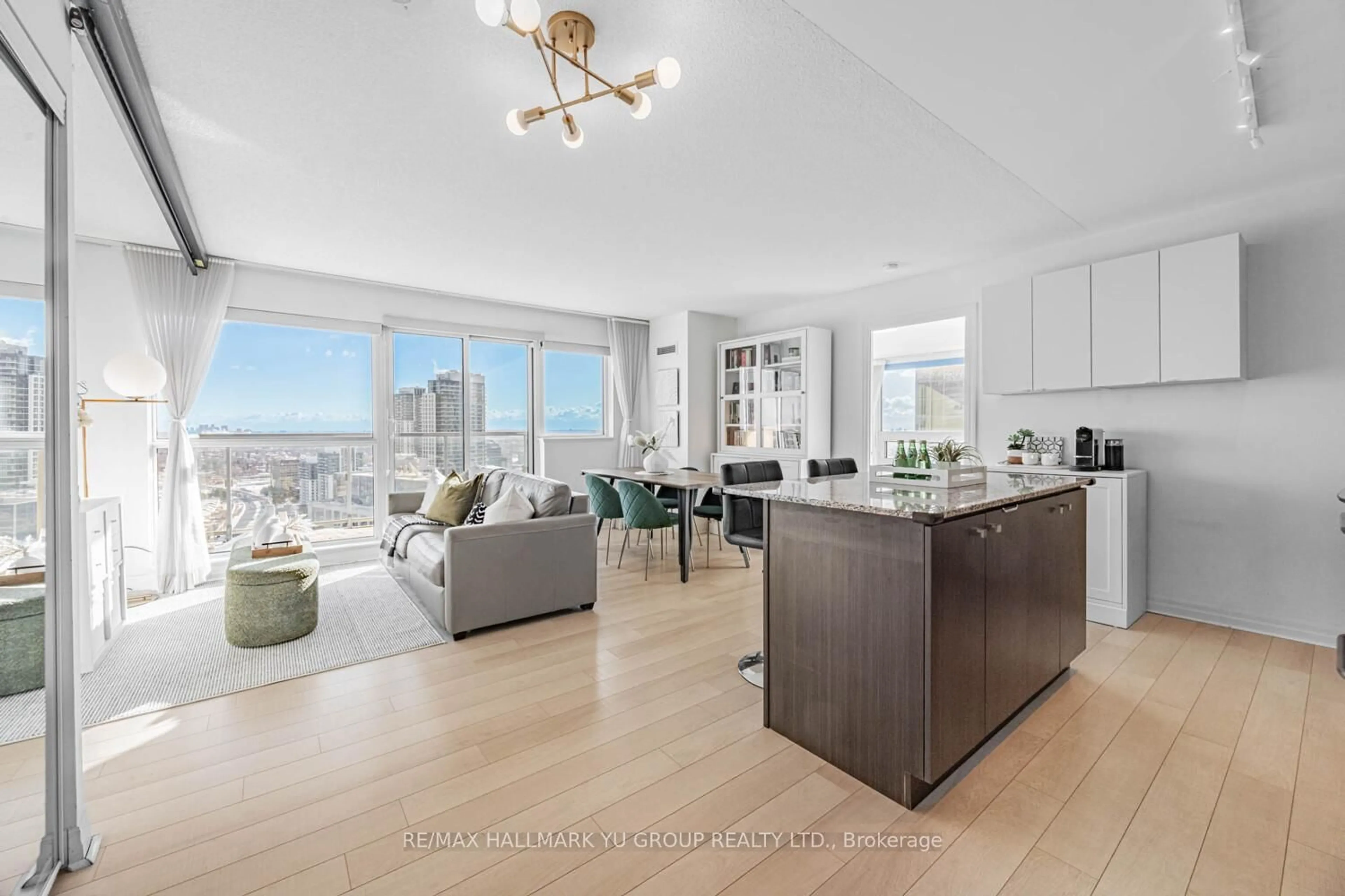 Open concept kitchen, unknown for 2015 Sheppard Ave #3509, Toronto Ontario M2J 0B3