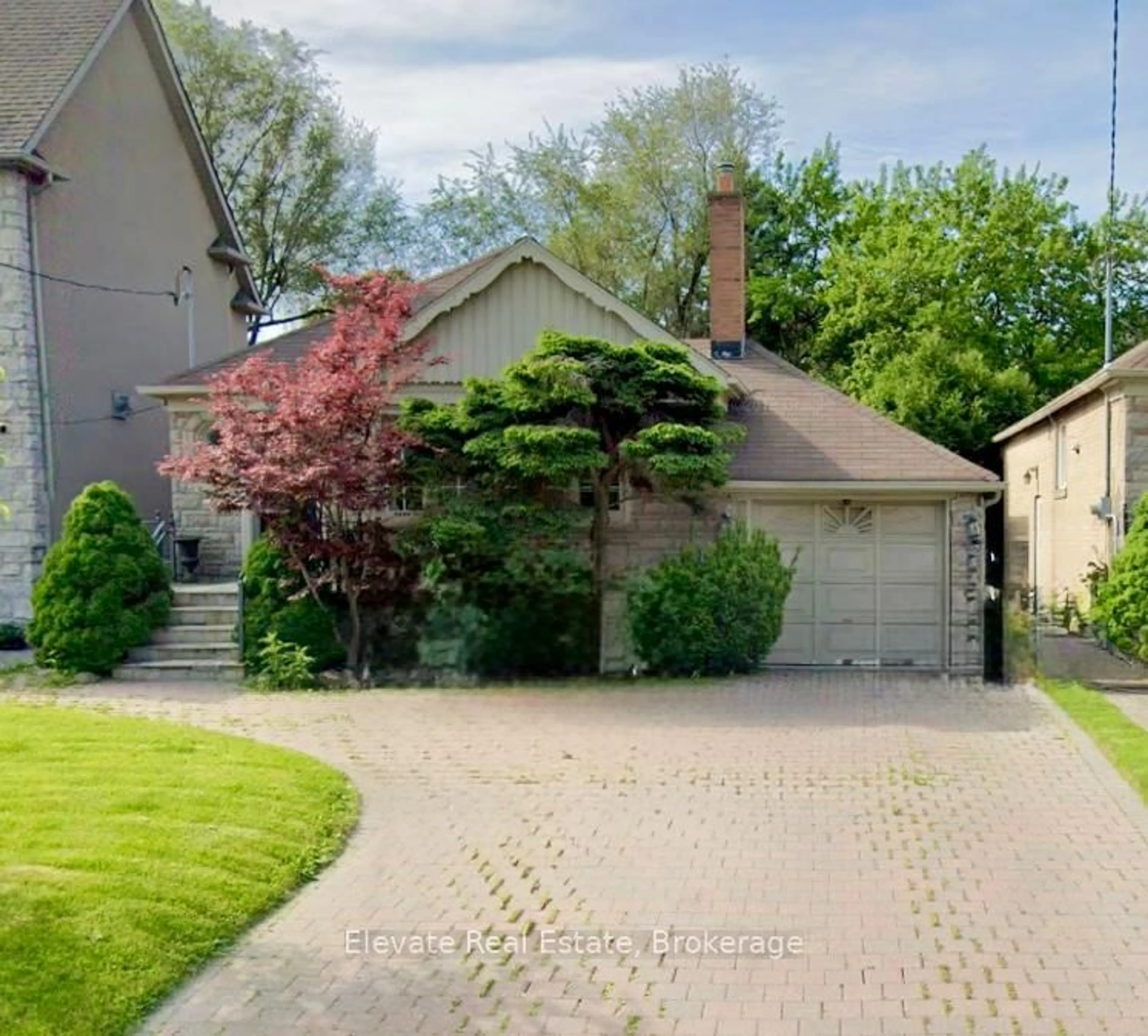 Home with brick exterior material, street for 25 Burncrest Dr, Toronto Ontario M5M 2Z2