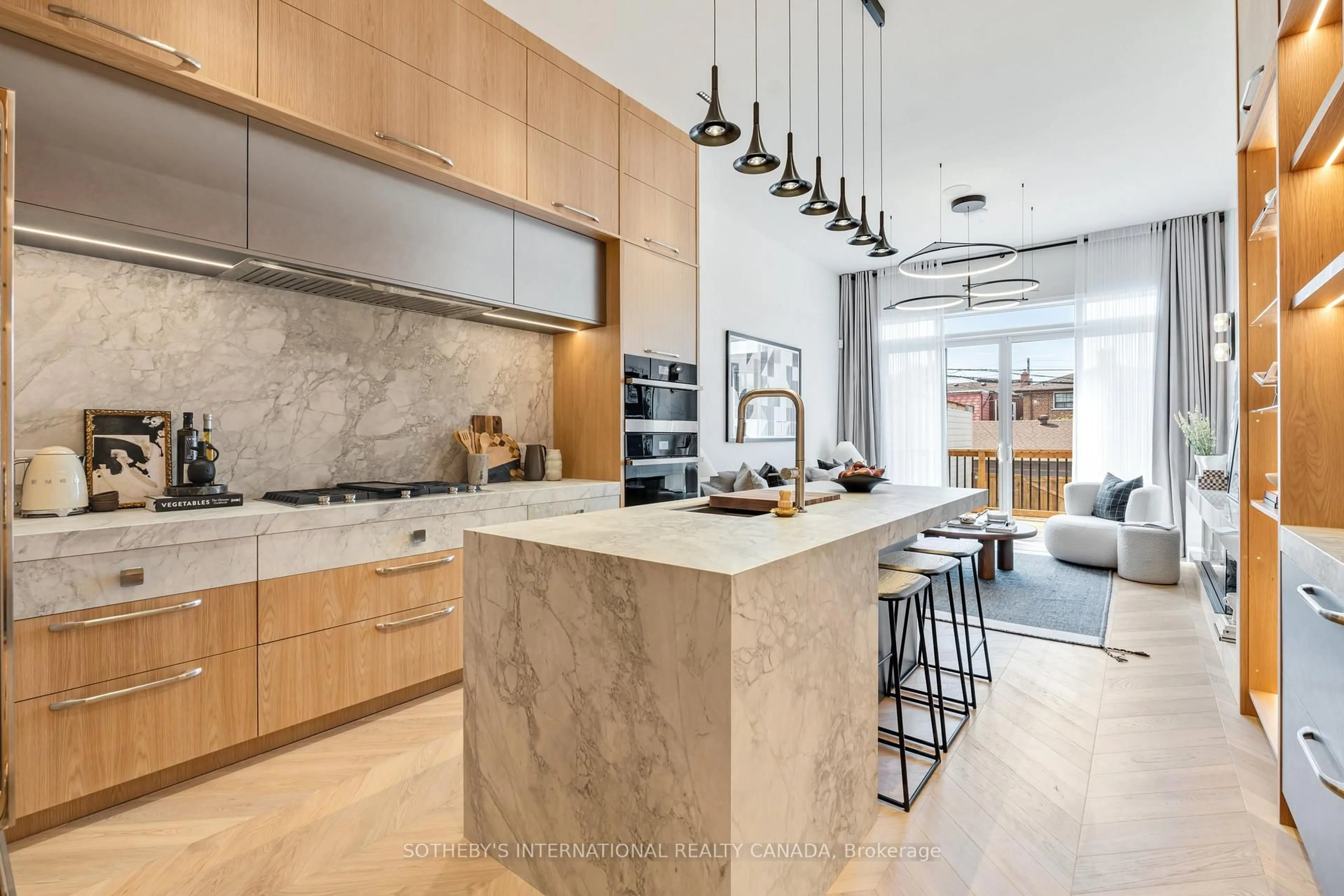 Contemporary kitchen, ceramic/tile floor for 566 Delaware Ave, Toronto Ontario M6H 2V2
