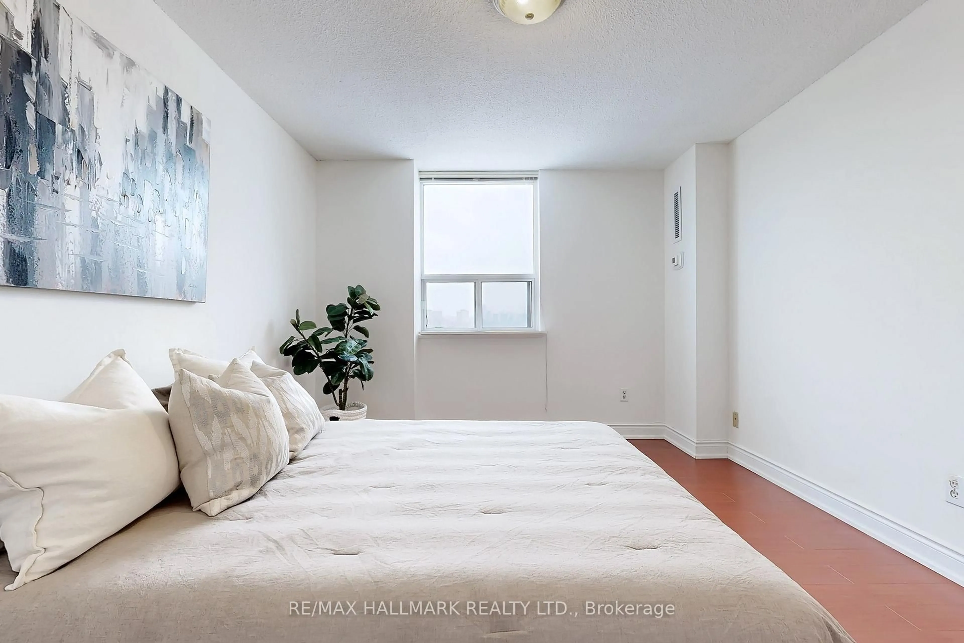 Bedroom with bed, unknown for 5 Old Sheppard Ave #603, Toronto Ontario M2J 4K3