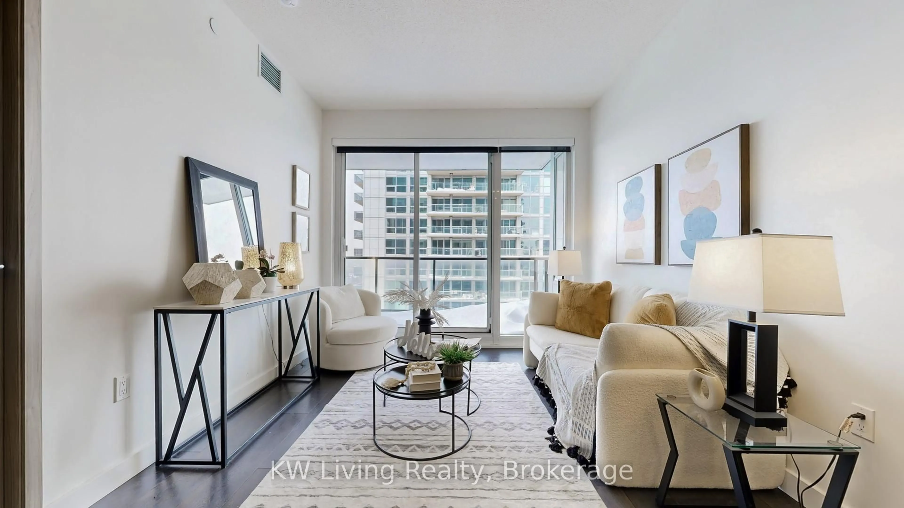 Living room with furniture, unknown for 85 McMahon Dr #3006, Toronto Ontario M2K 0H1