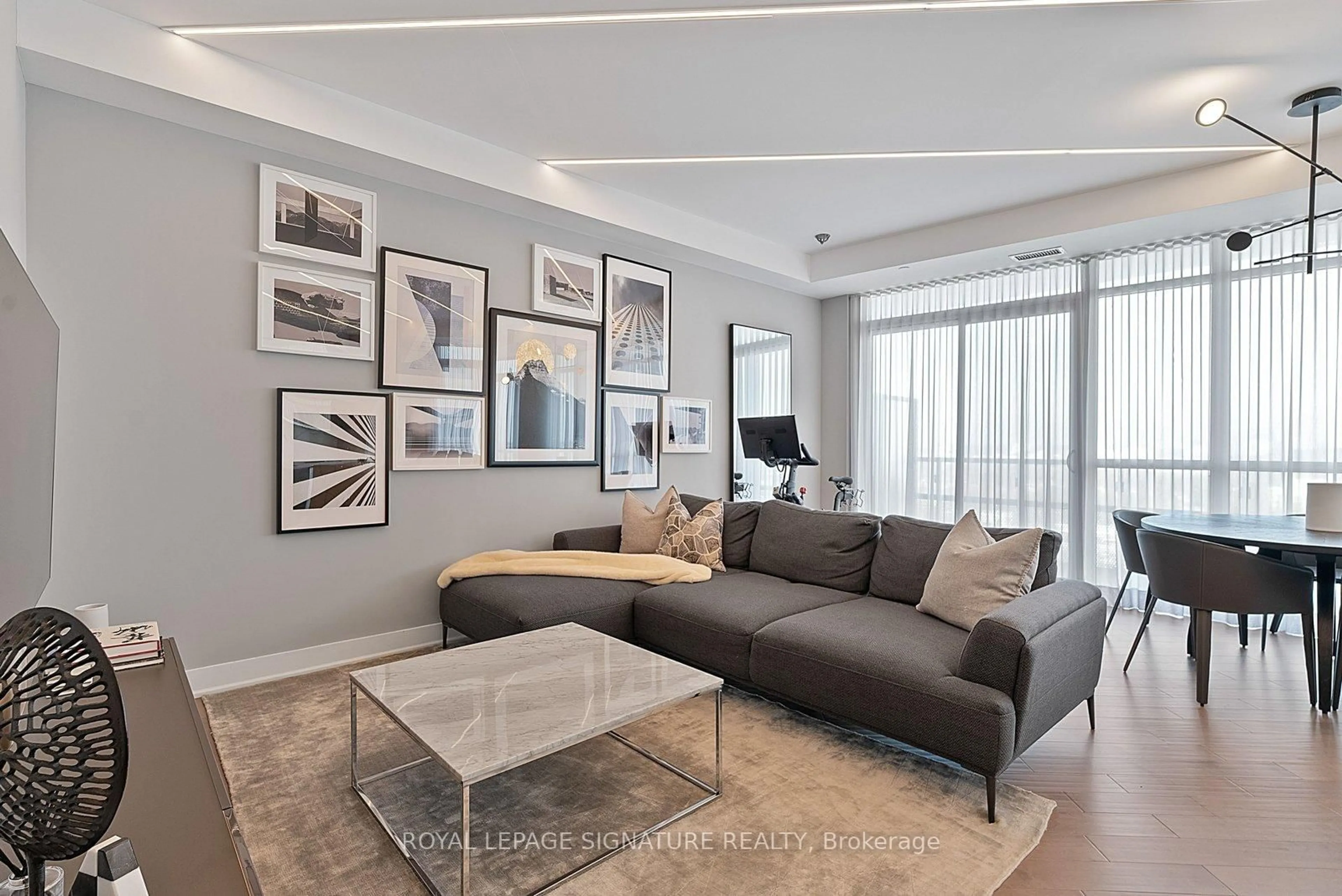 Living room with furniture, unknown for 99 The Donway #1114, Toronto Ontario M3C 0N8