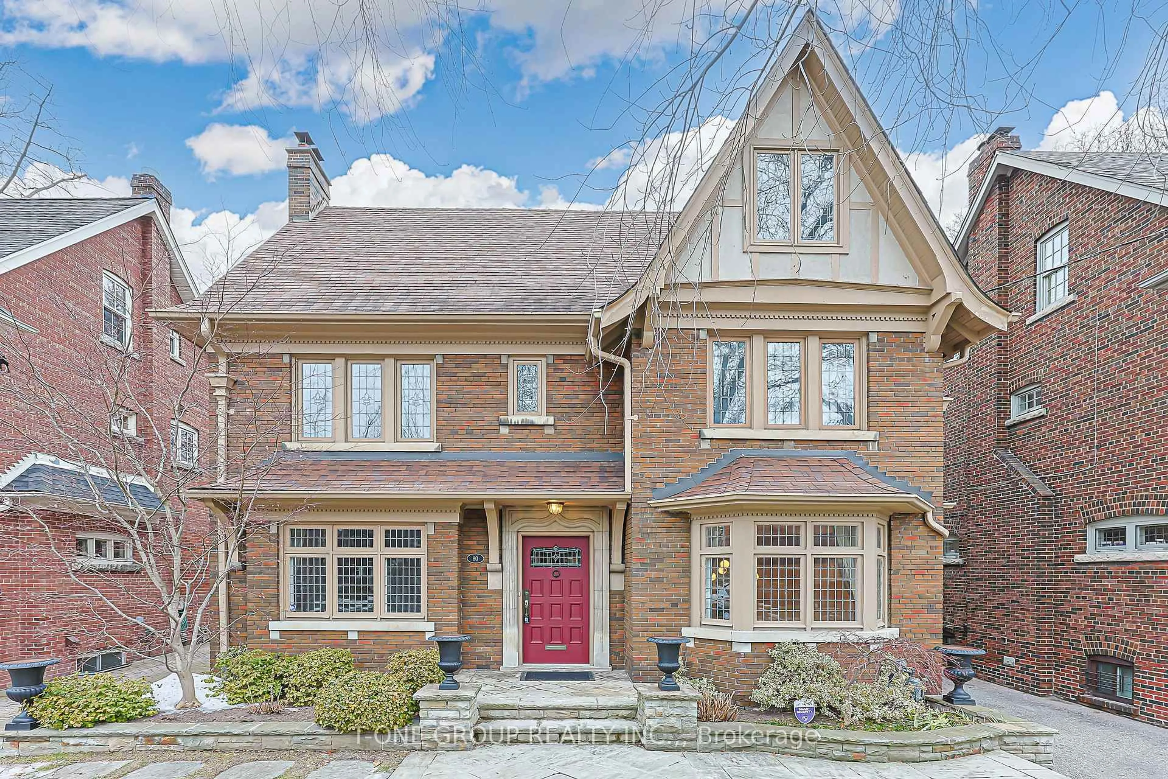 Home with brick exterior material, street for 80 Douglas Dr, Toronto Ontario M4W 2B4