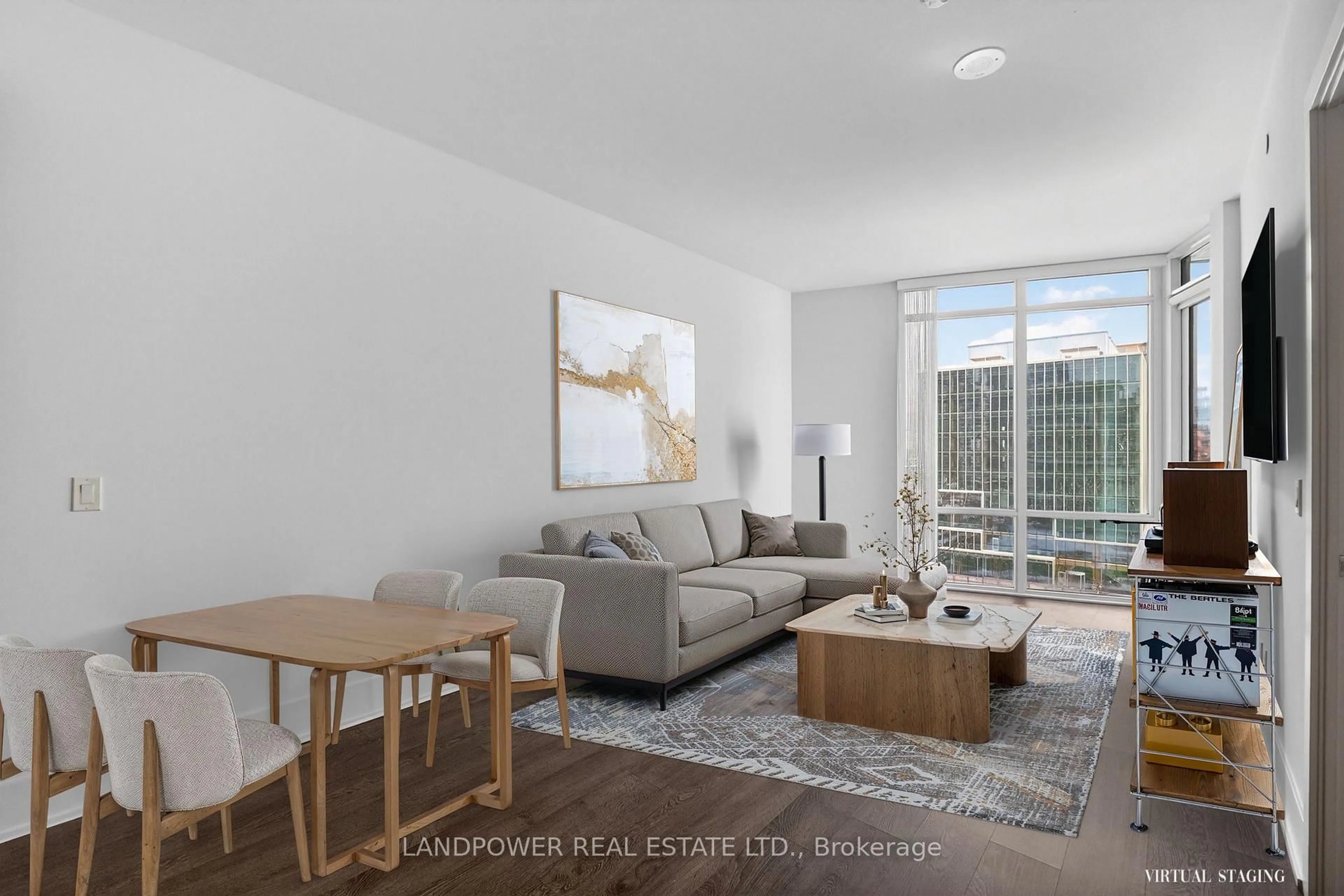 Living room with furniture, unknown for 15 Merchants' Wharf #806, Toronto Ontario M5A 0N8