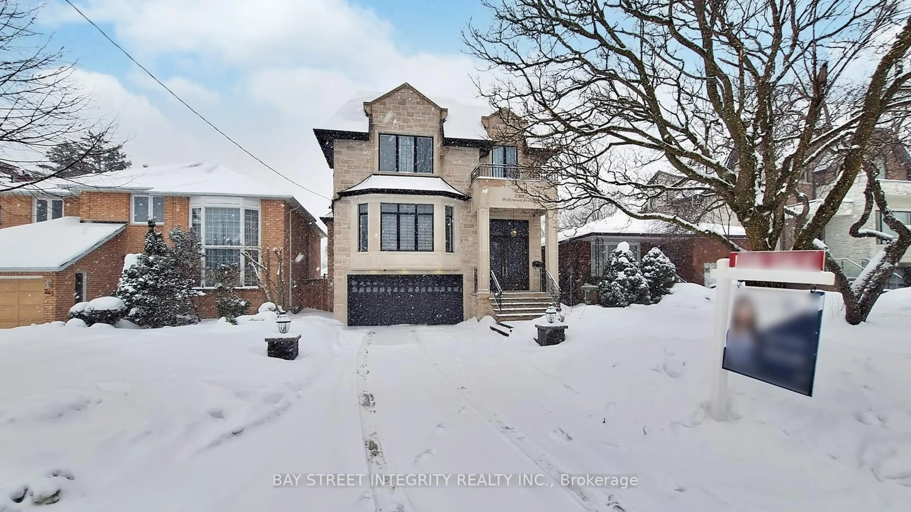 Home with brick exterior material, street for 229 Hollywood Ave, Toronto Ontario M2N 3K7