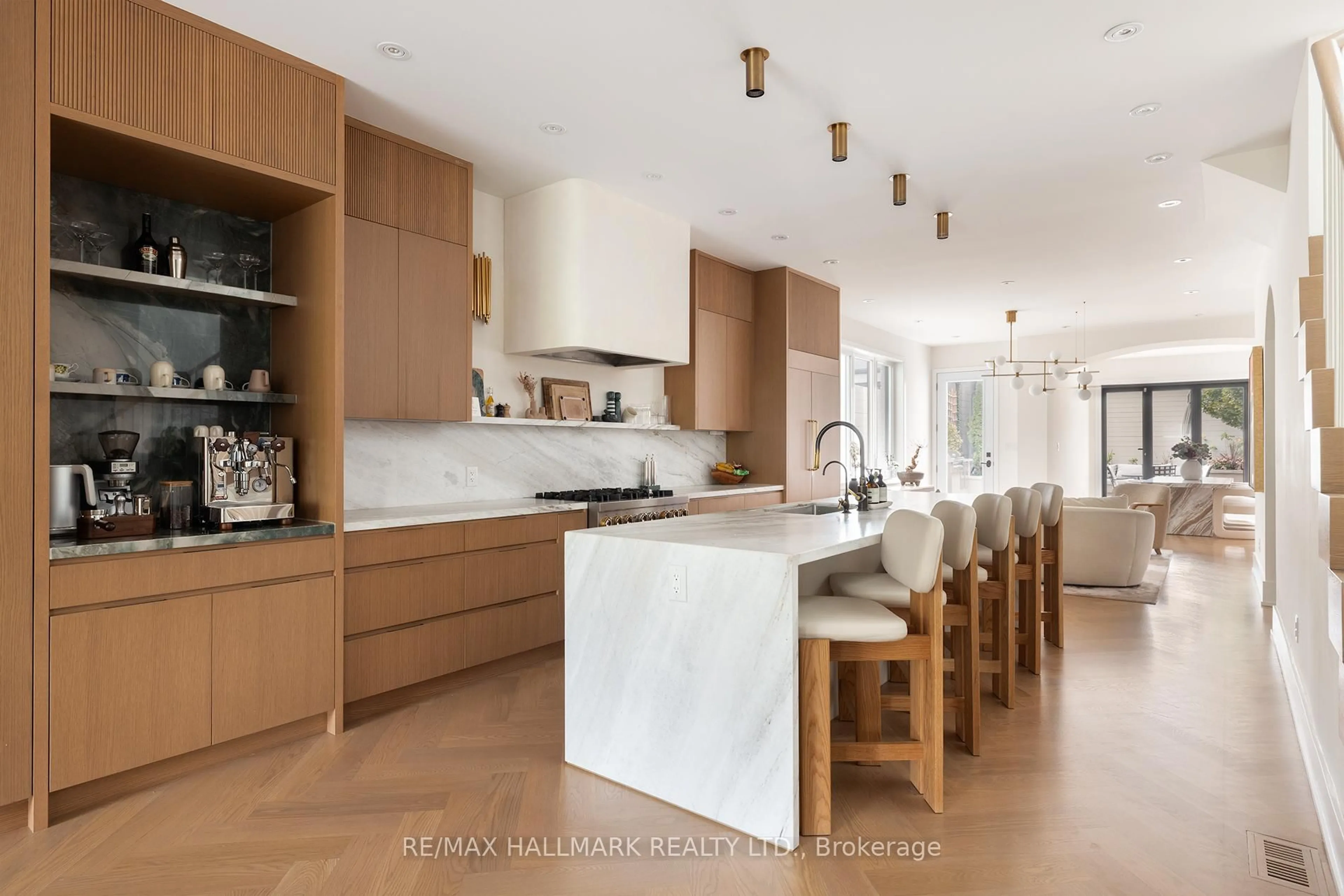 Contemporary kitchen, ceramic/tile floor for 18 Foxley St, Toronto Ontario M6J 1R1