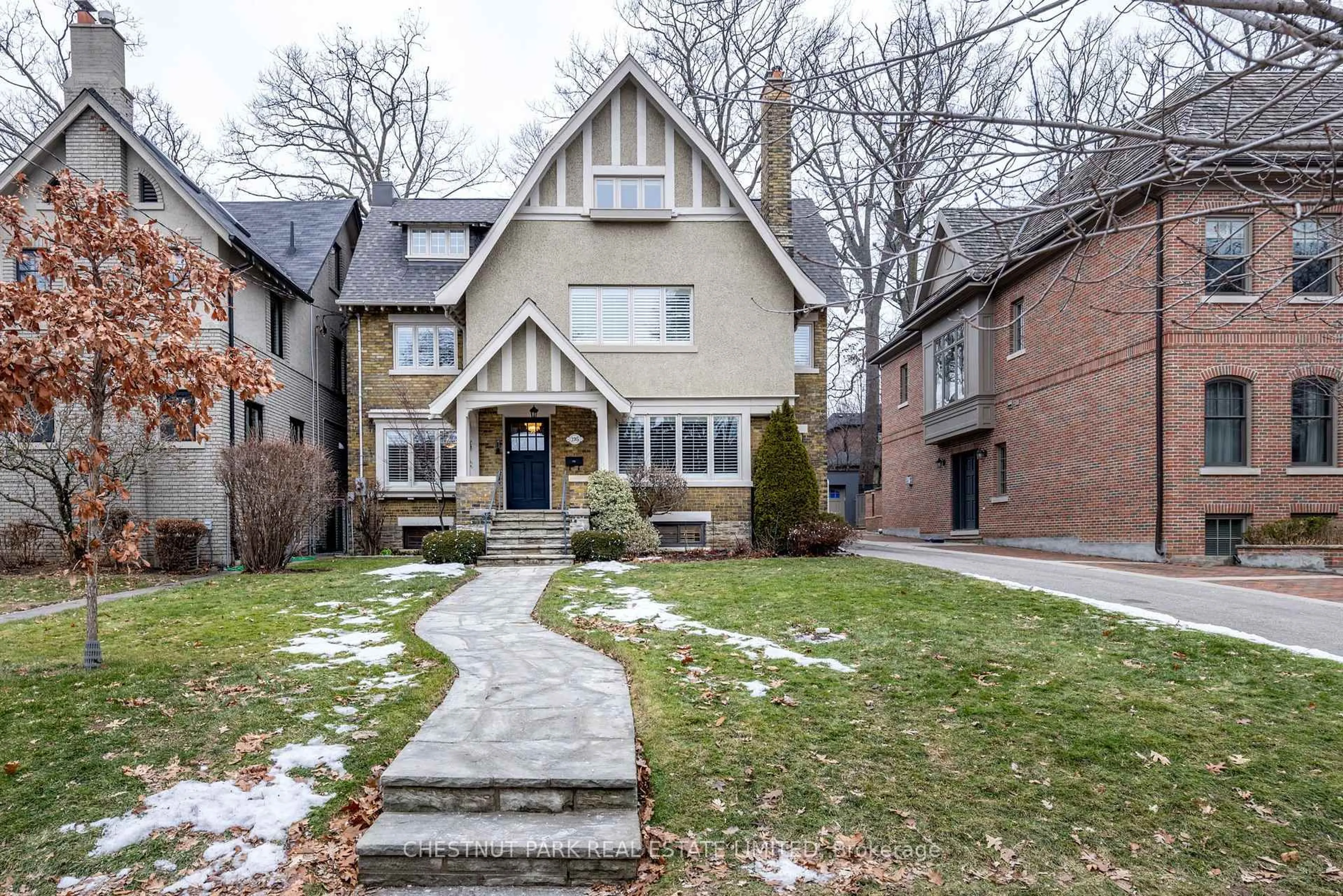 Home with brick exterior material, street for 195 Inglewood Dr, Toronto Ontario M4T 1H8