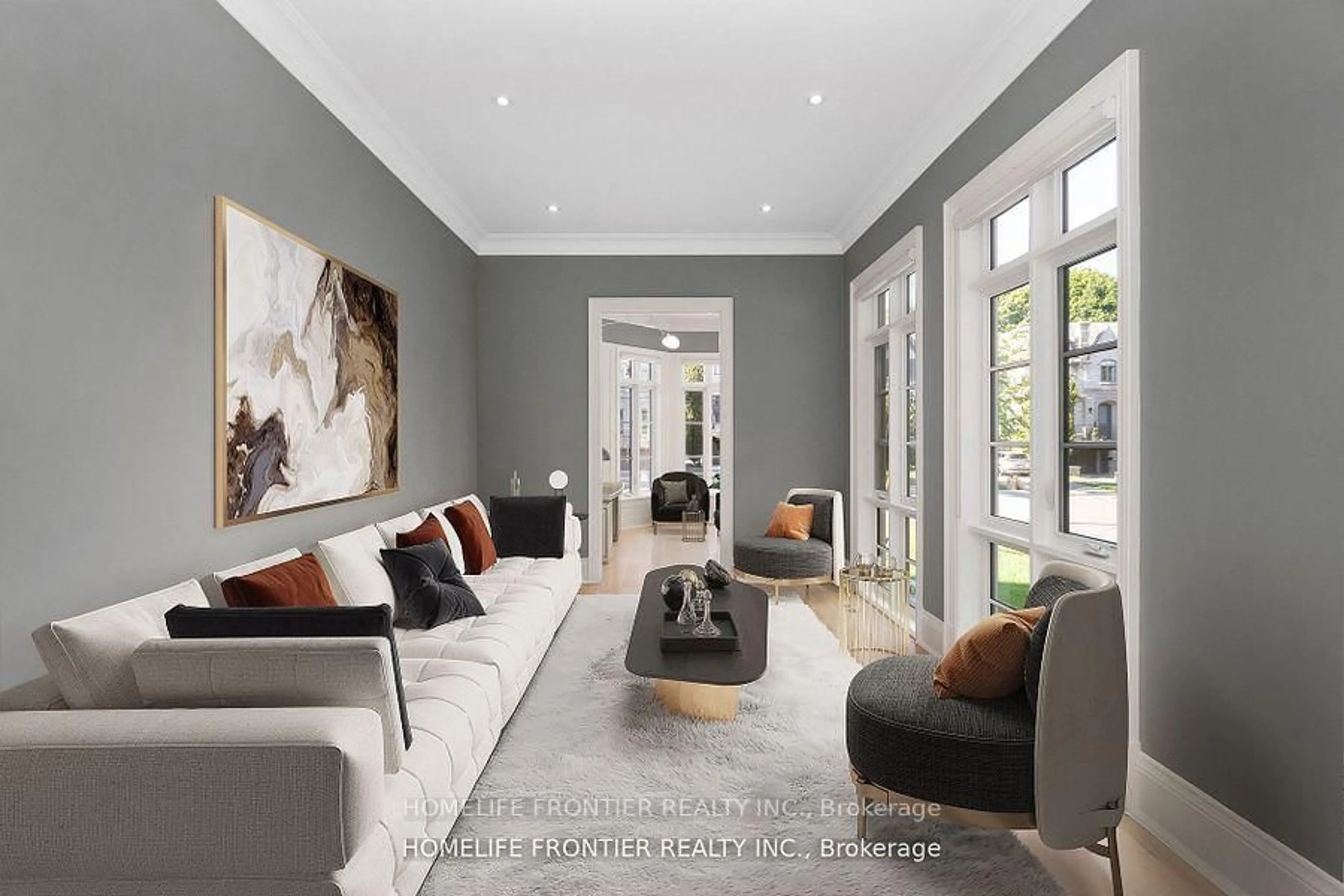 Living room with furniture, unknown for 8 Vesta Dr, Toronto Ontario M5P 2Z5