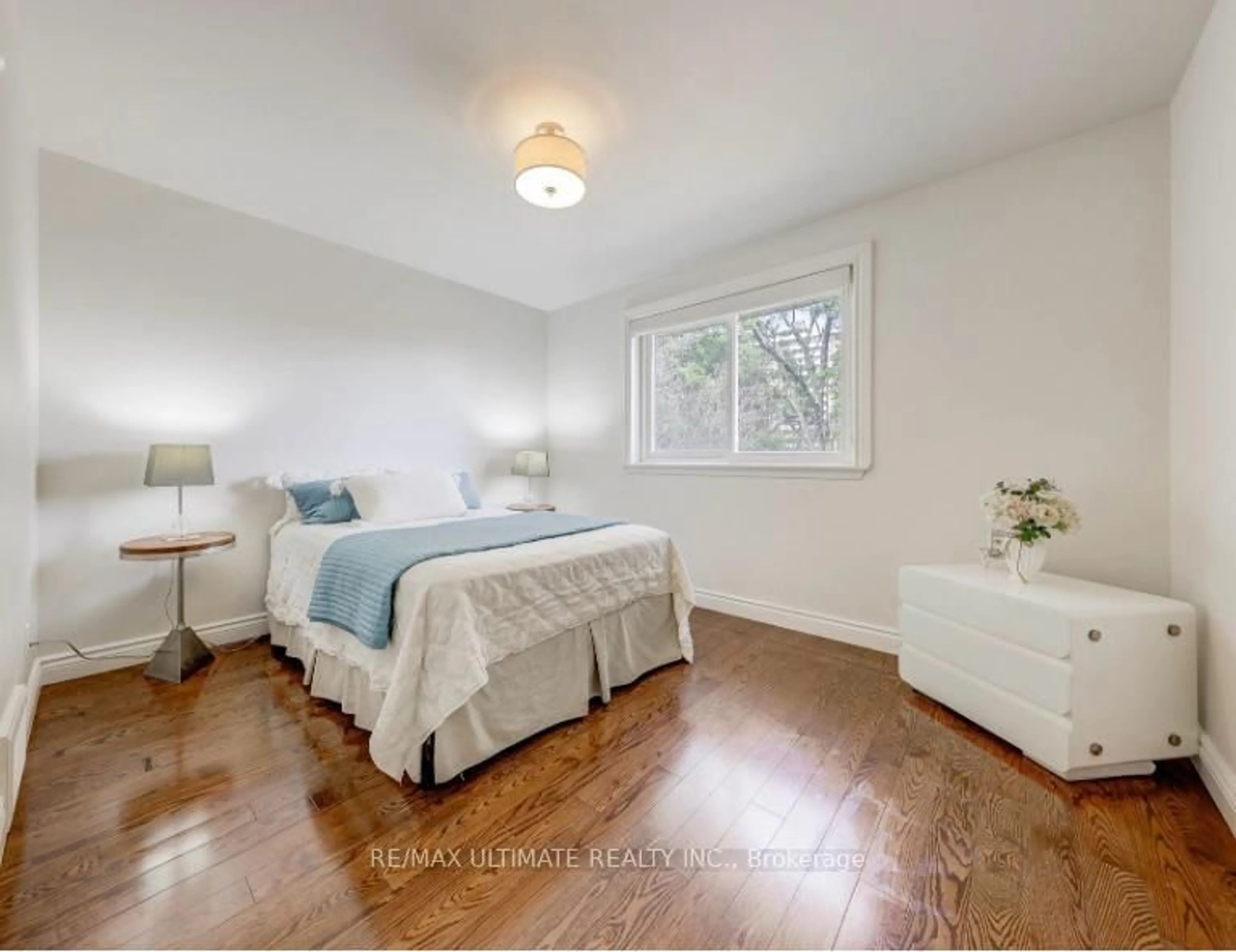 Bedroom with bed, unknown for 55 Tollerton Ave, Toronto Ontario M2K 2H4