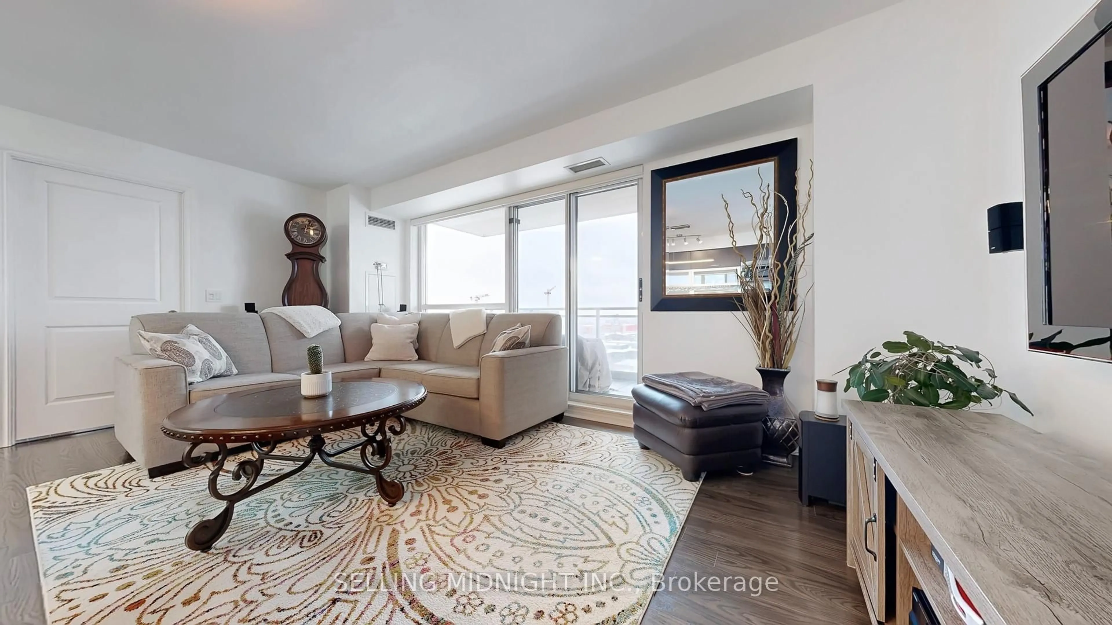 Living room with furniture, unknown for 100 Western Battery Rd #1107, Toronto Ontario M6K 3S2