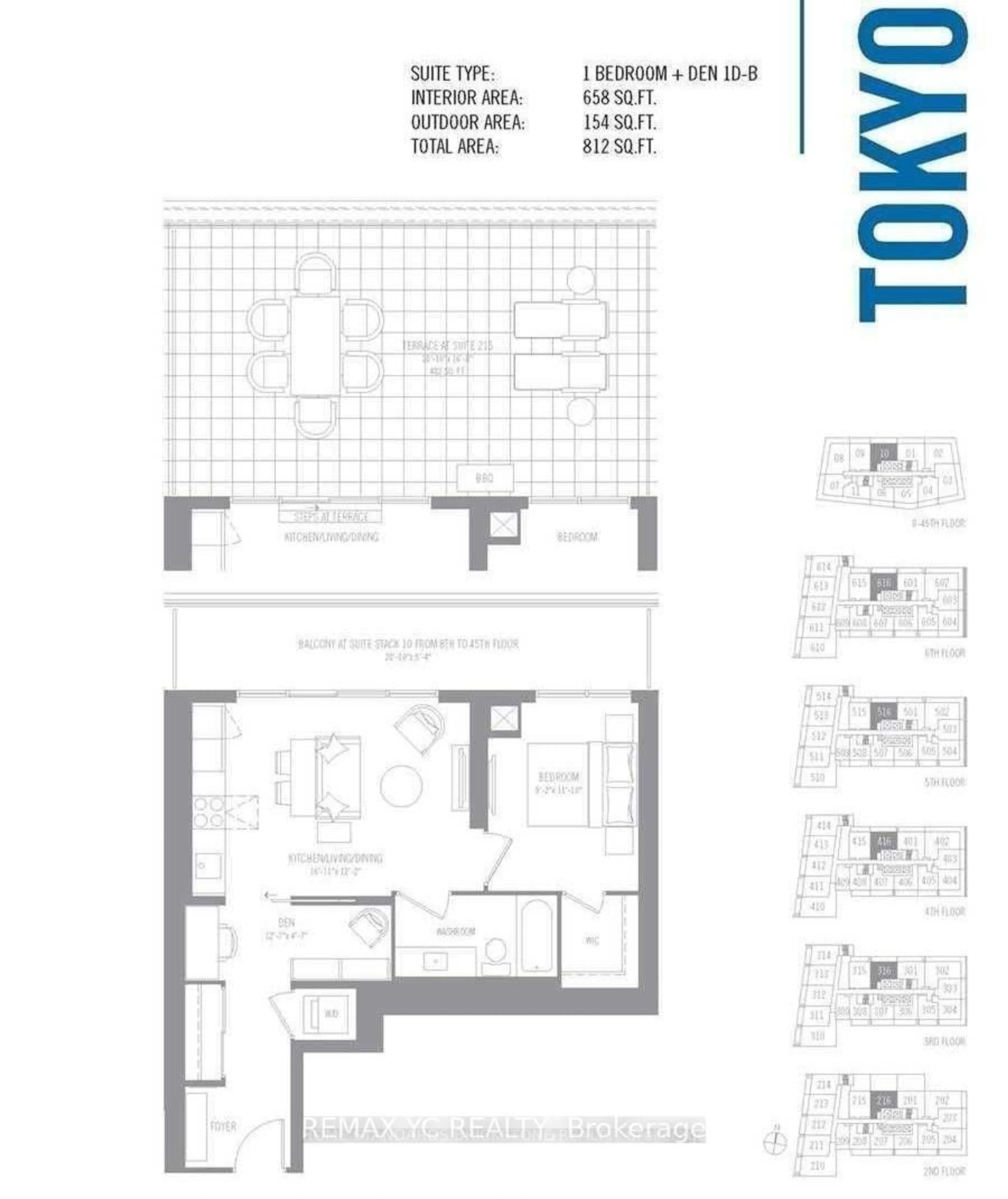 Floor plan for 2221 Yonge St #1111, Toronto Ontario M4S 0B8