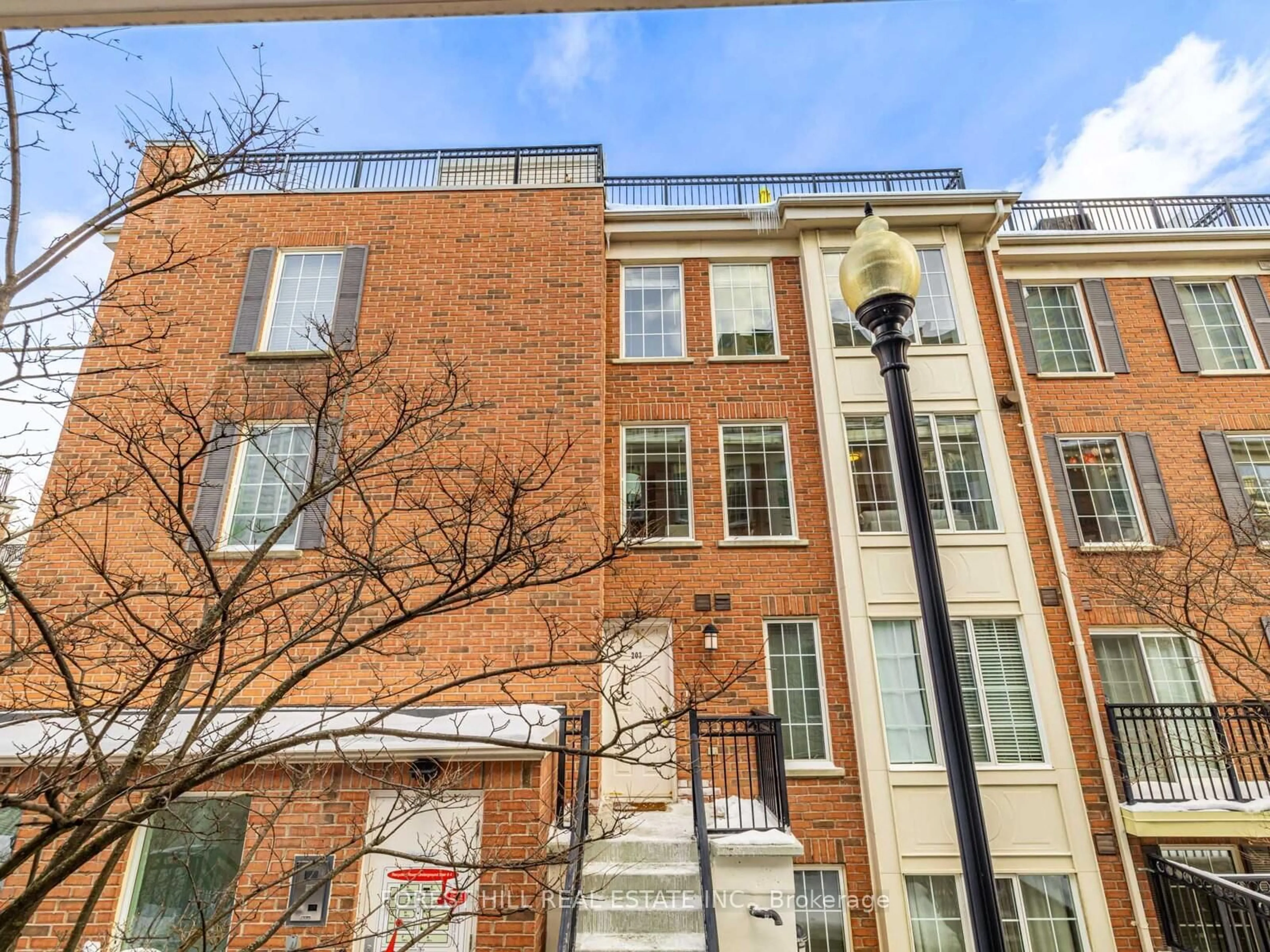 Home with brick exterior material, building for 3 Everson Dr #203, Toronto Ontario M2N 7C2