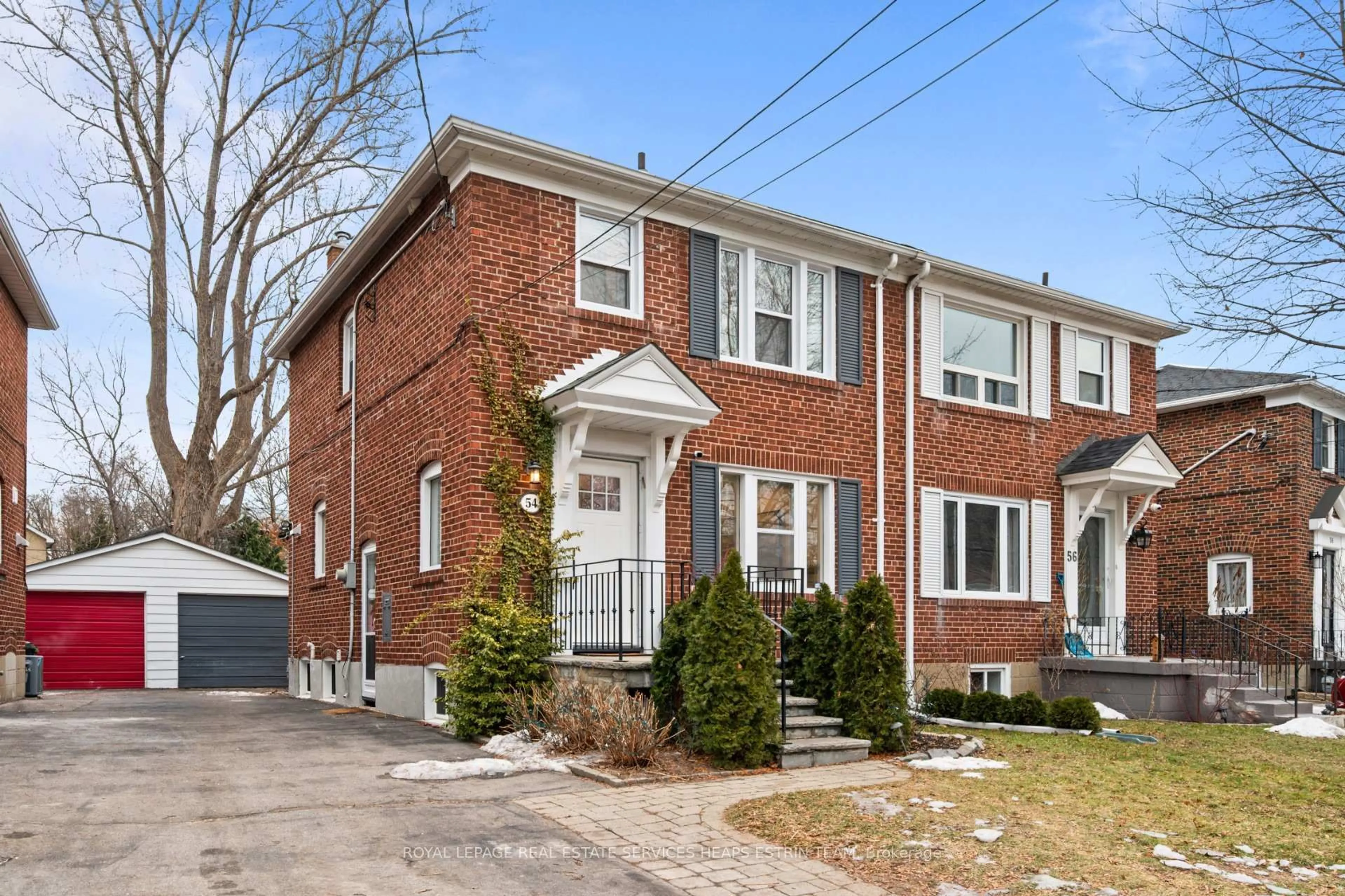 Home with brick exterior material, street for 54 Thursfield Cres, Toronto Ontario M4G 2N5