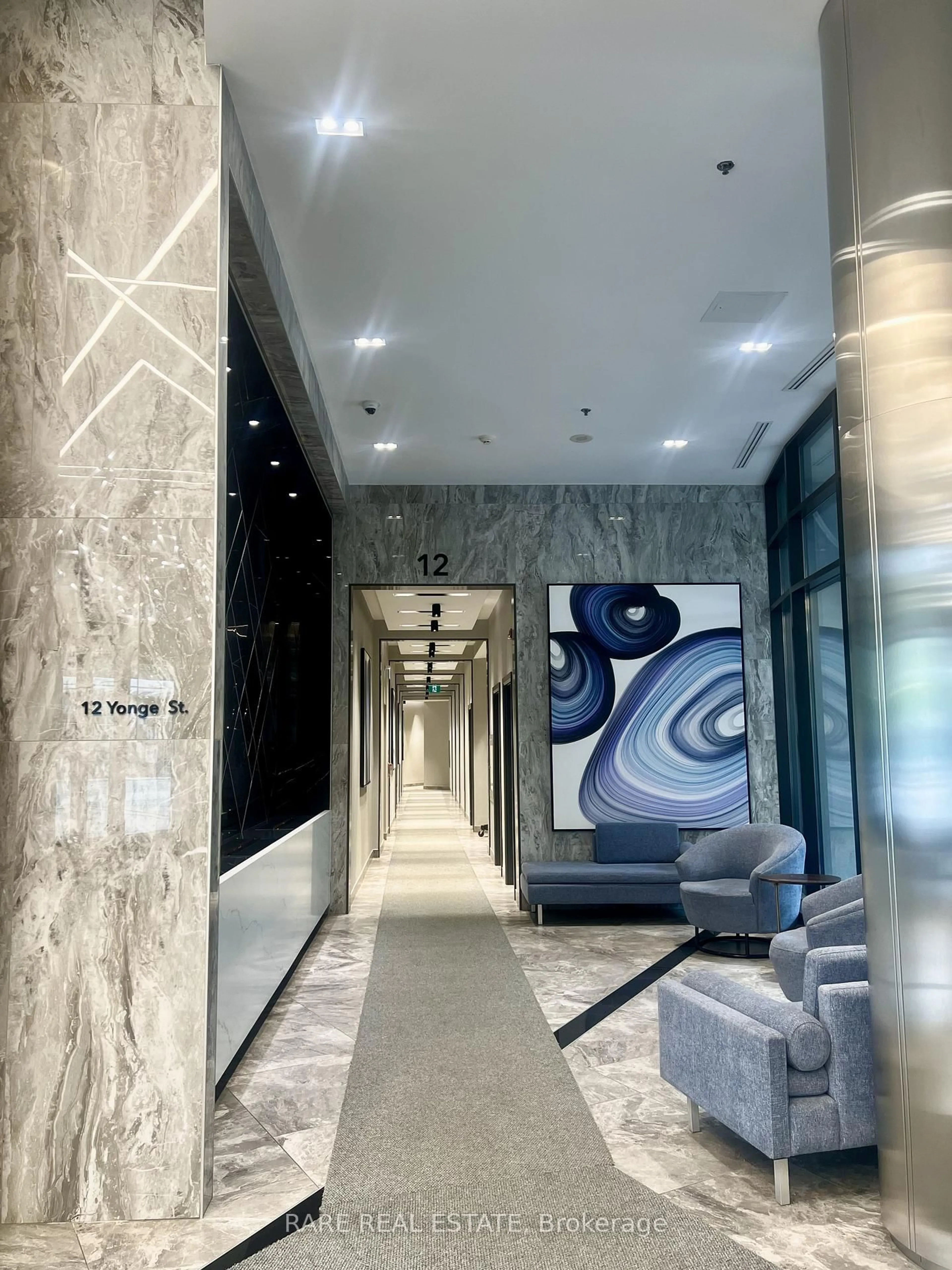 Lobby for 12 Yonge St #501, Toronto Ontario M5E 1Z9