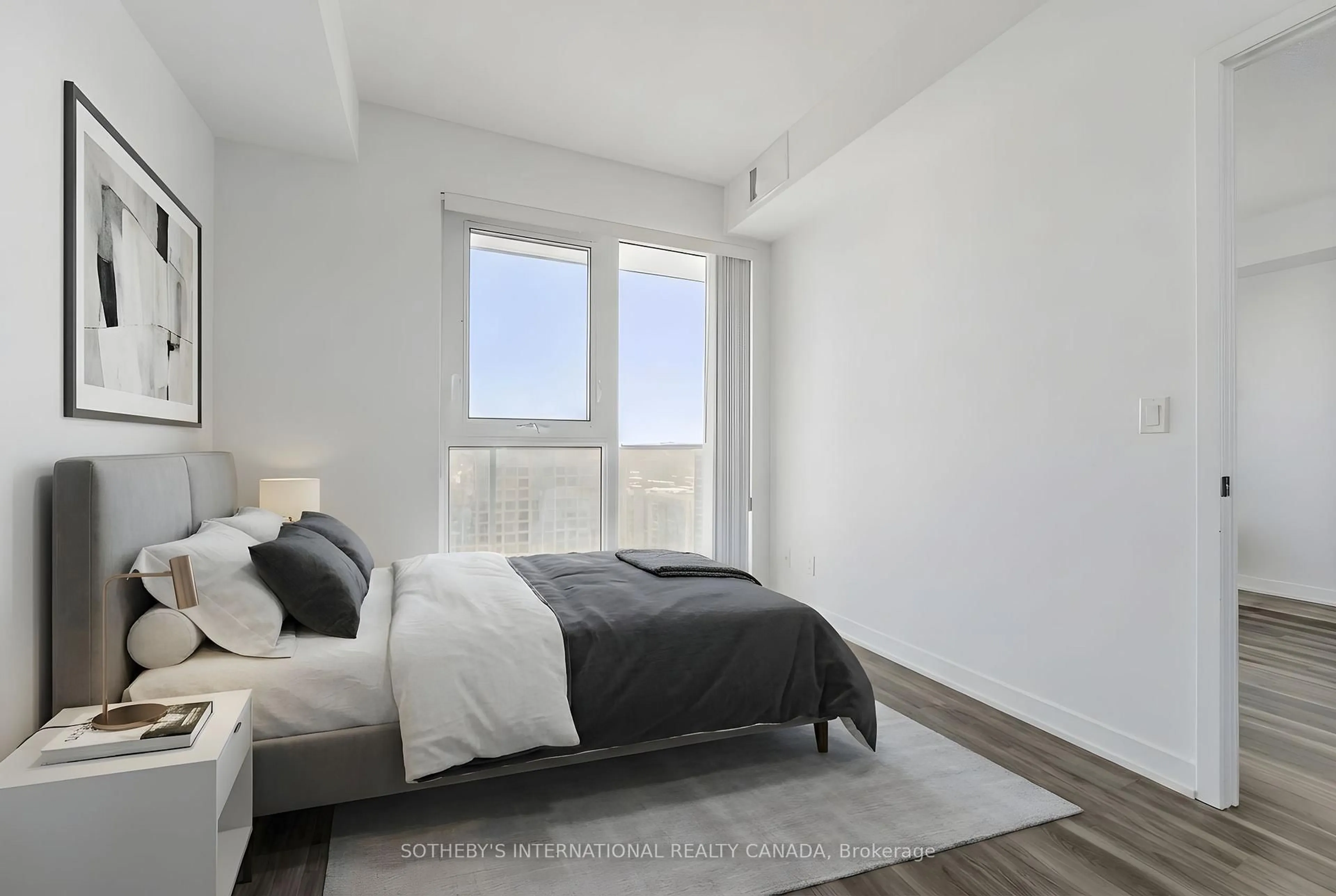 Bedroom with bed, unknown for 5180 Yonge St #1706, Toronto Ontario M2N 0K5