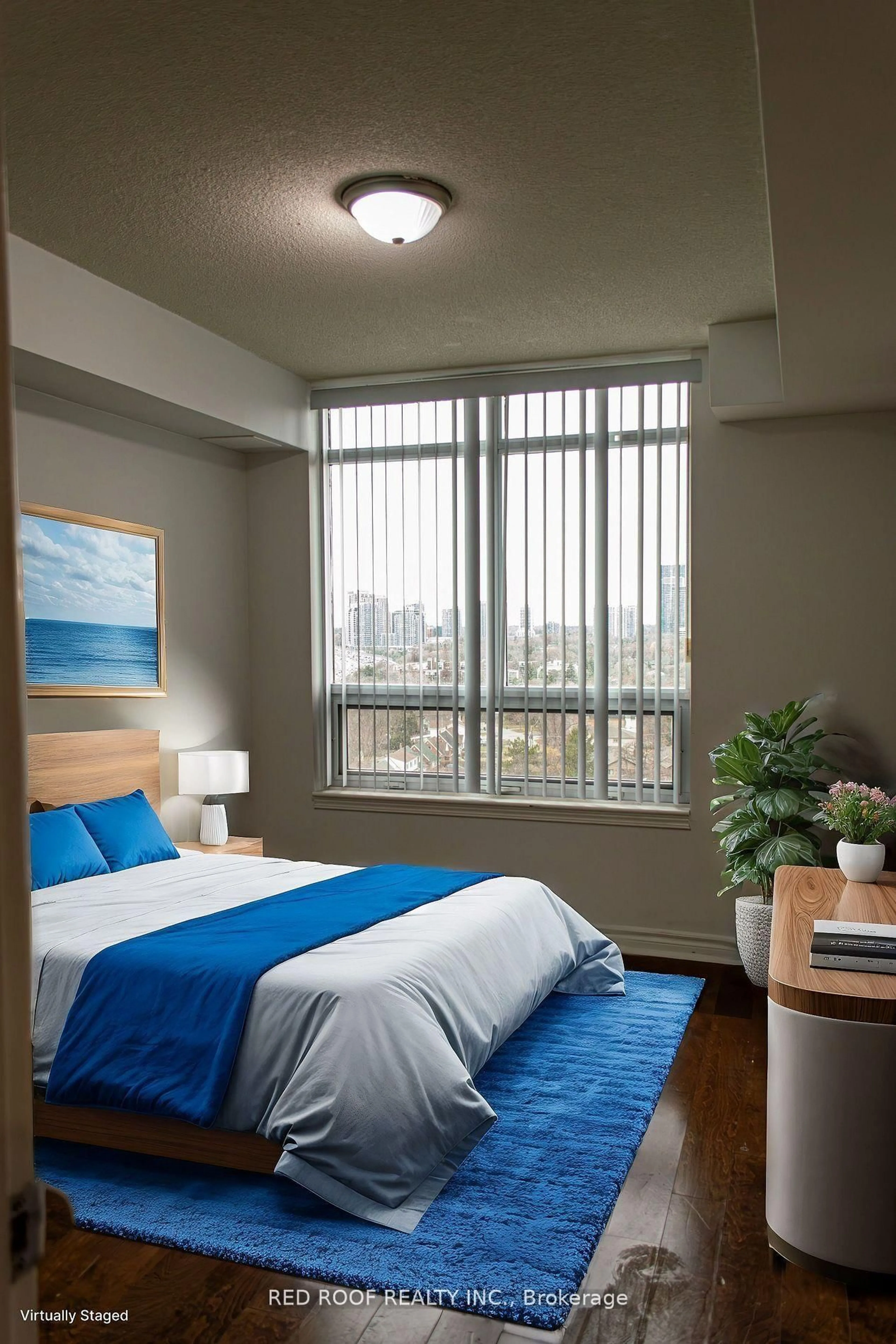 Bedroom with bed, unknown for 18 Kenaston Gdns #1101, Toronto Ontario M2K 3C7