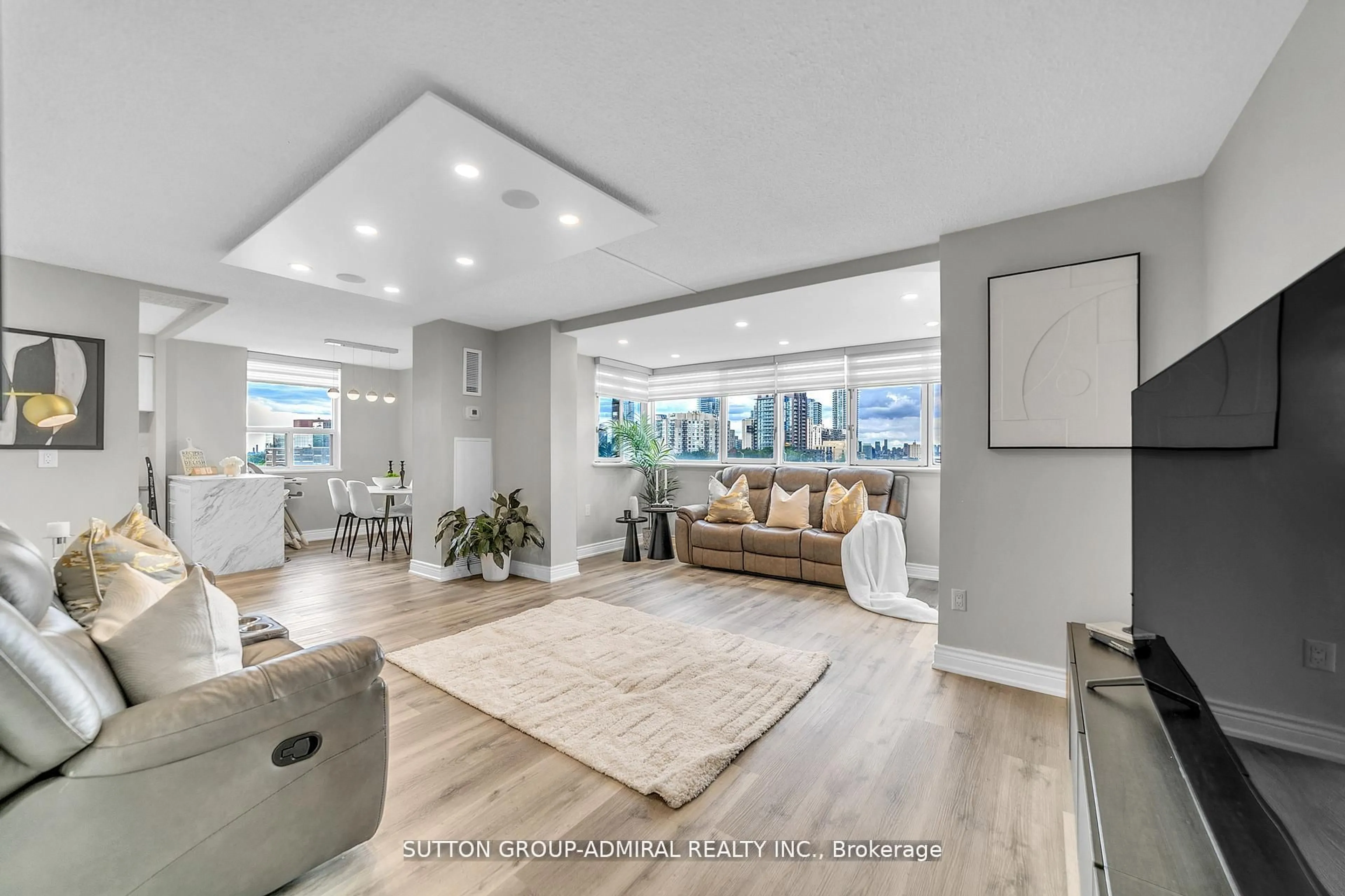 Living room with furniture, unknown for 5 Old Sheppard Ave #808, Toronto Ontario M2J 4K3