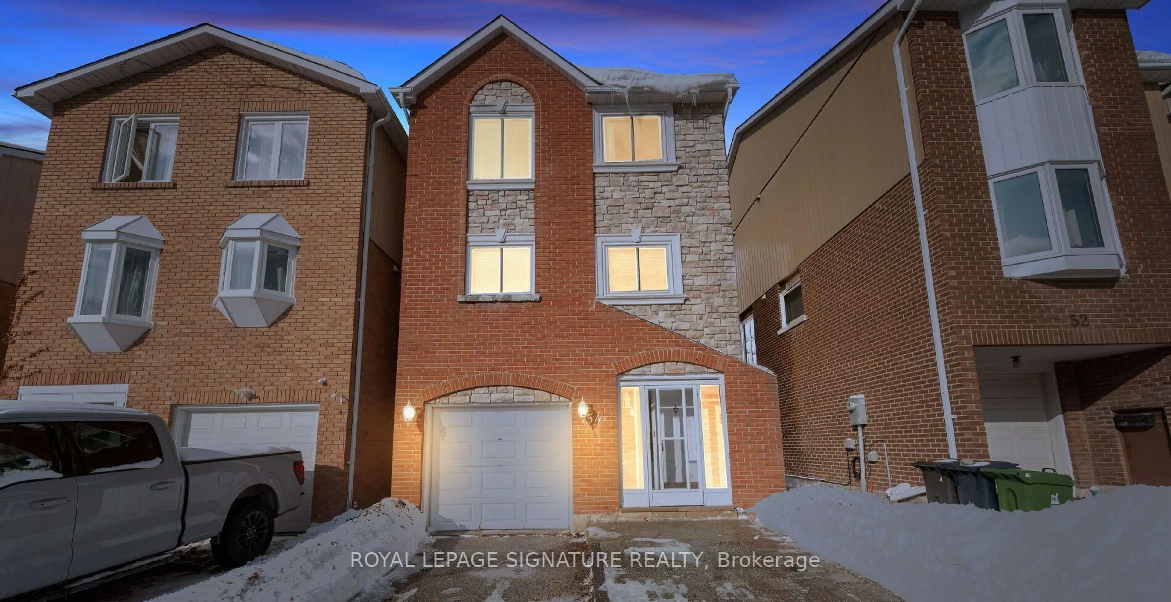 Home with brick exterior material, street for 54 Carnival Crt, Toronto Ontario M2R 3T8