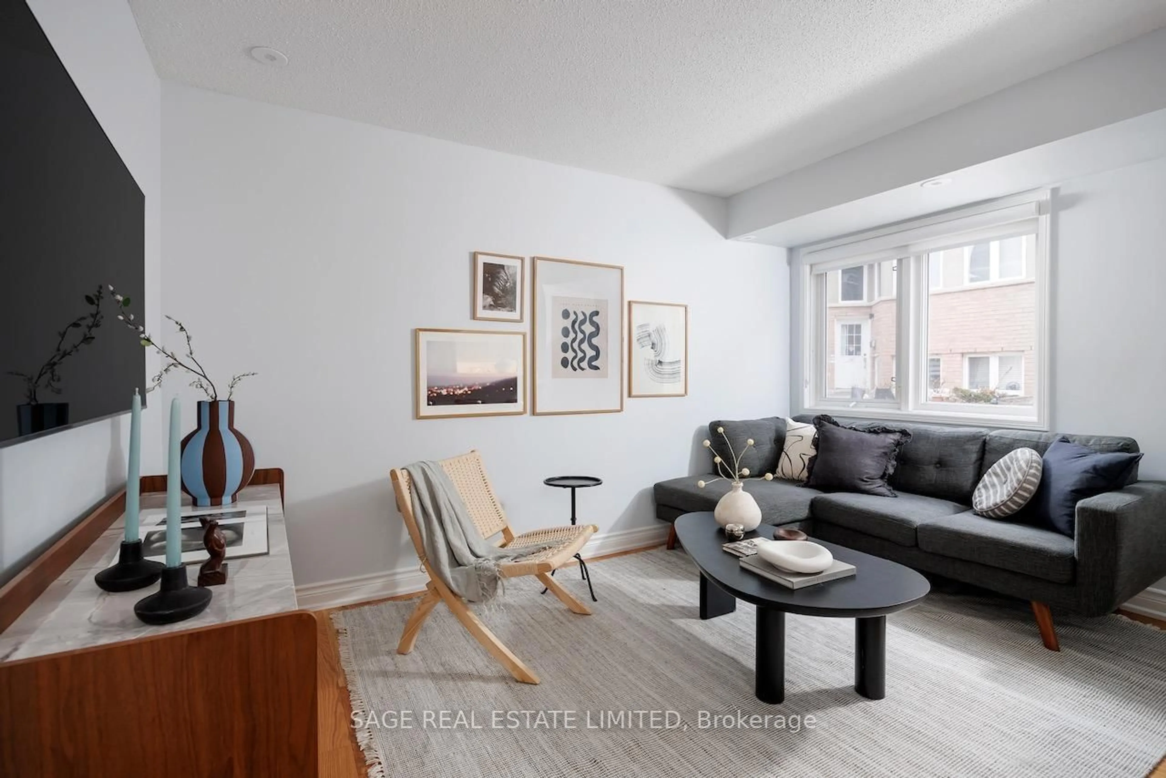 Living room with furniture, unknown for 30 Merchant Lane #144, Toronto Ontario M6P 4J6